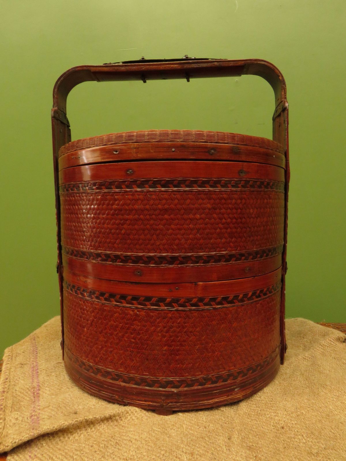 photo buy Large Chinese Wedding Basket With Two Tiers