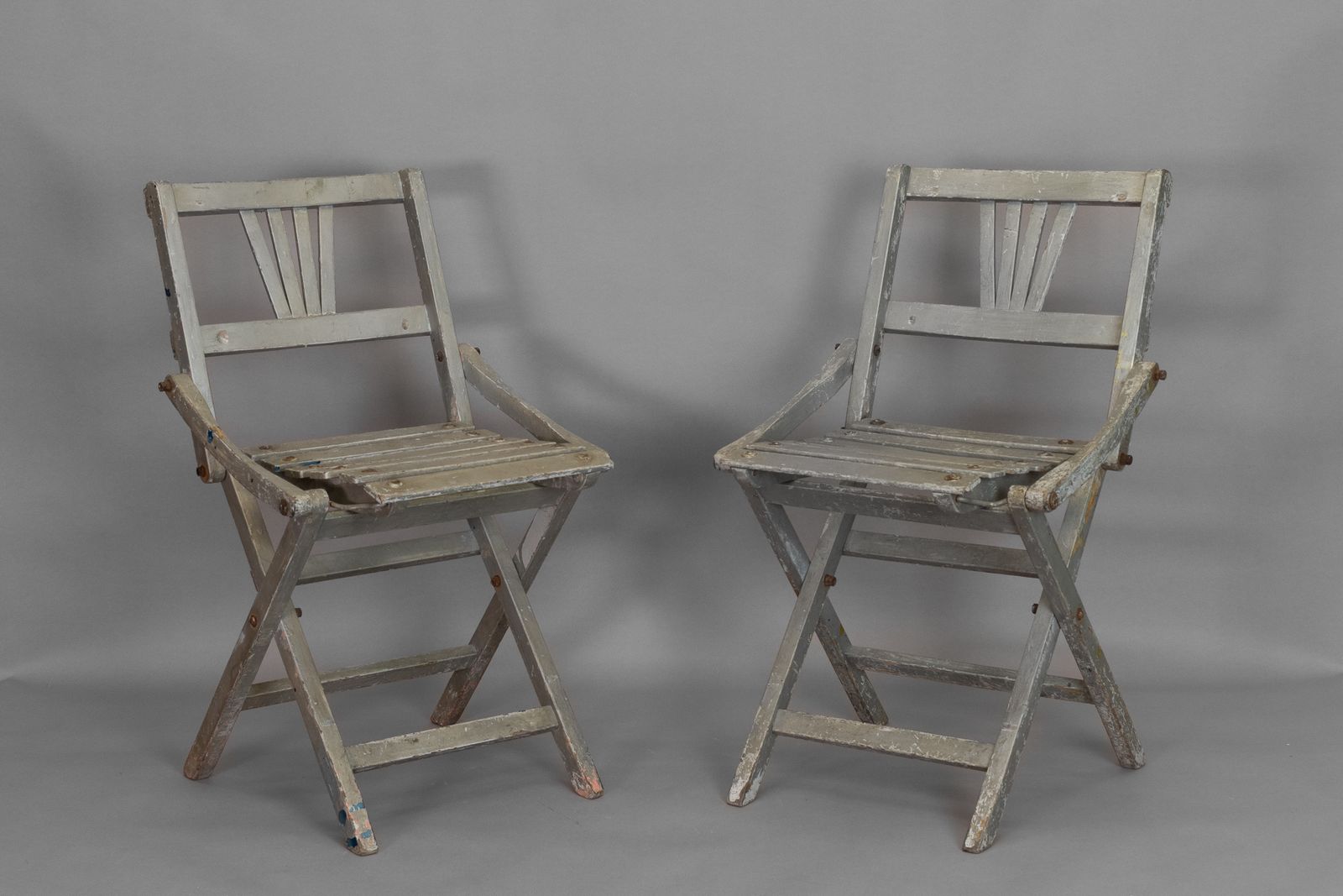 Pair Of Childrens Garden Chairs