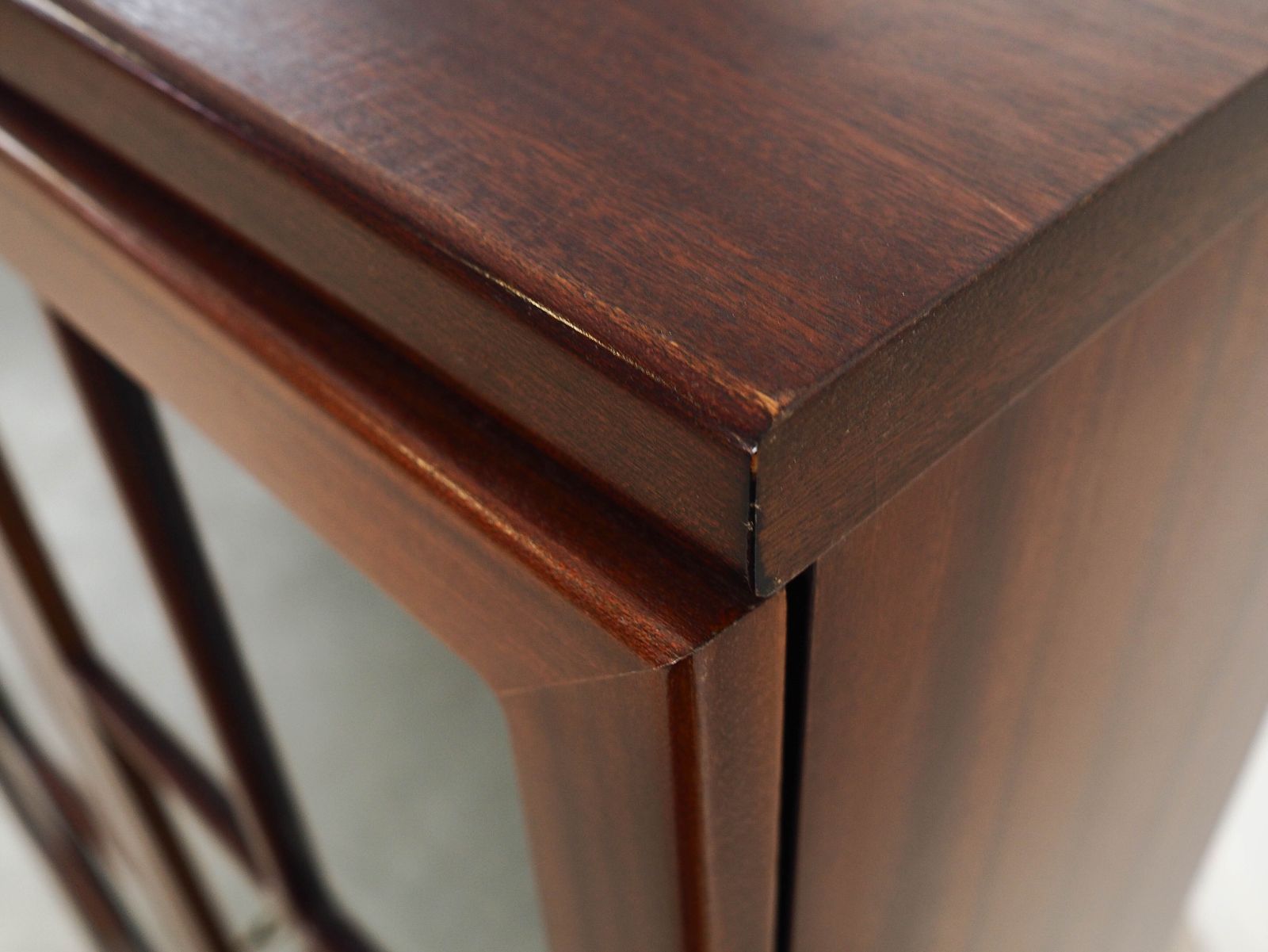 Mahogany Display Cabinet, Danish Design, 1970s, Made In Denmark photo vinterior