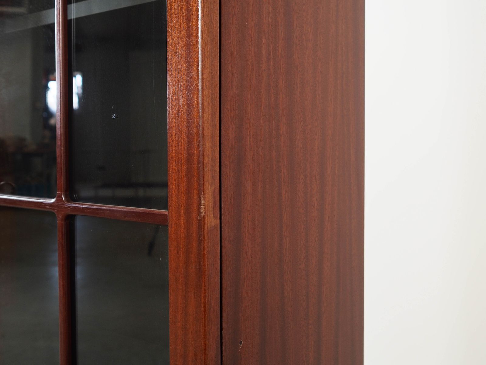 photo for sale Mahogany Display Cabinet, Danish Design, 1970s, Made In Denmark