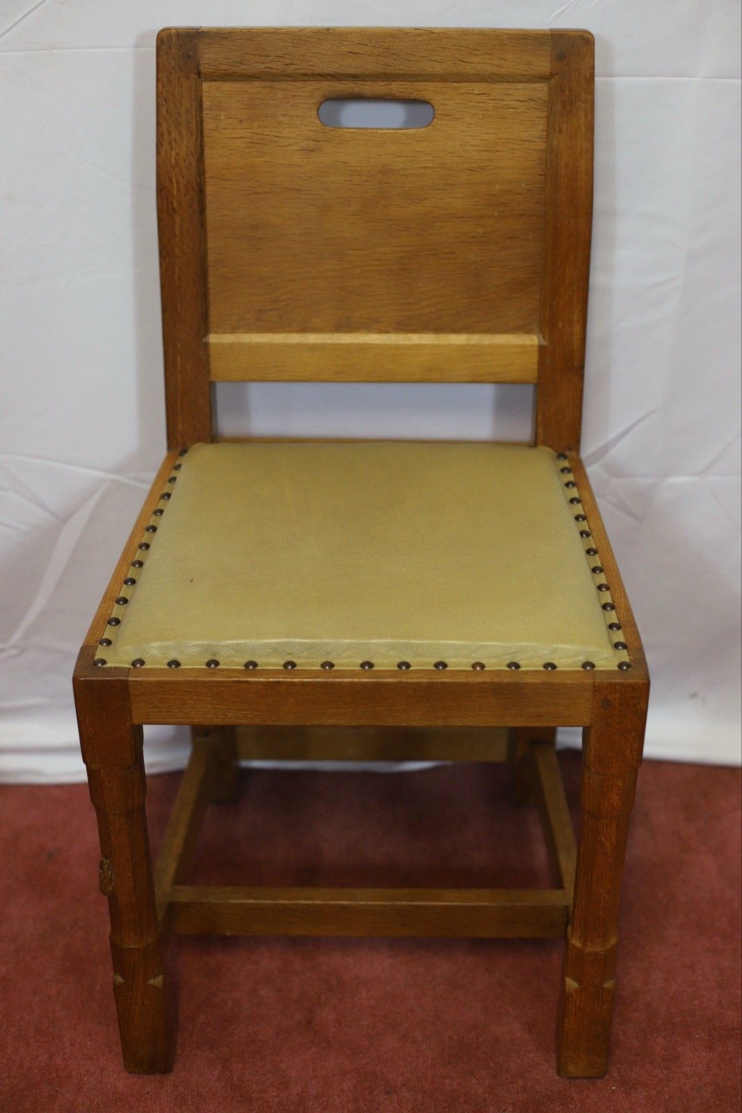 photo vinterior Rabbitman : Peter Heap (1945 2022) Lovely Set Of Five English Oak Dining Chairs