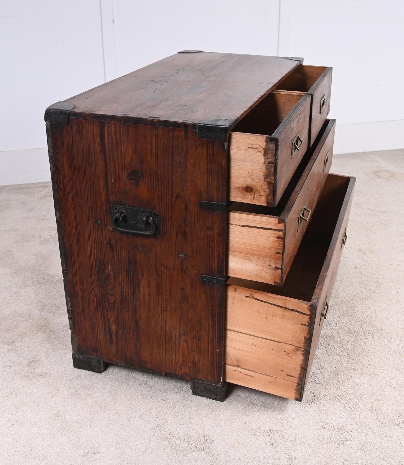 Antique Military Campaign Chest Pine Holloway And Son 1880 photo buy