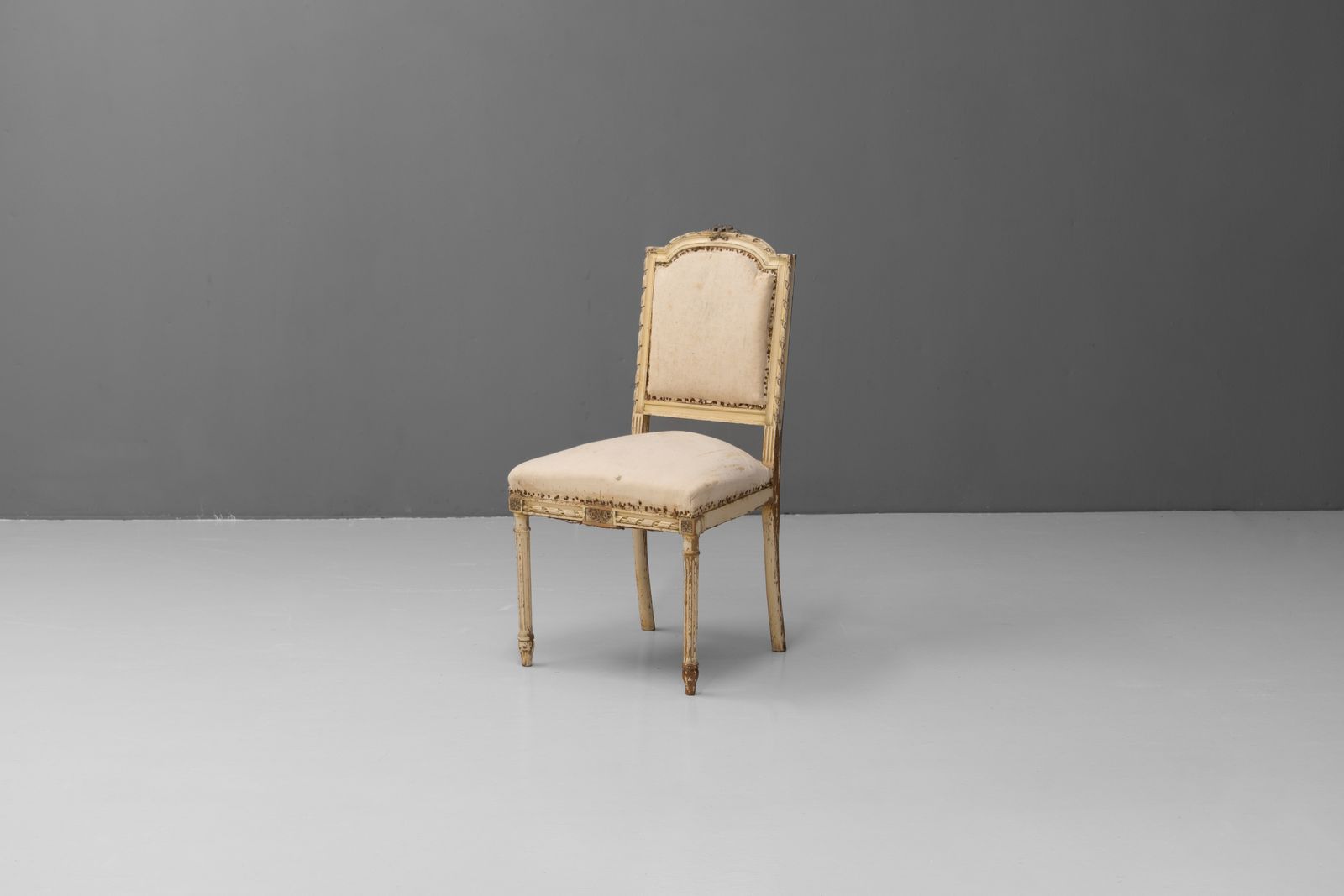 Pair Of French Side Chairs, 1800s photo for sale
