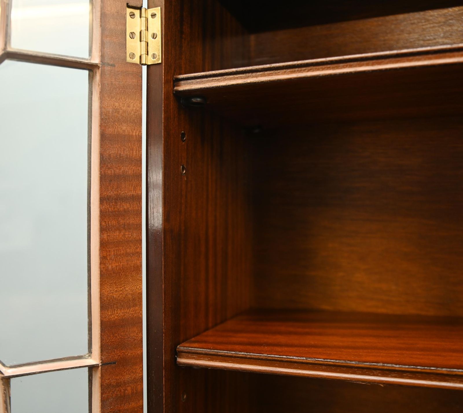 Georgian Revival Mahogany Bookcase Cabinet photo buy