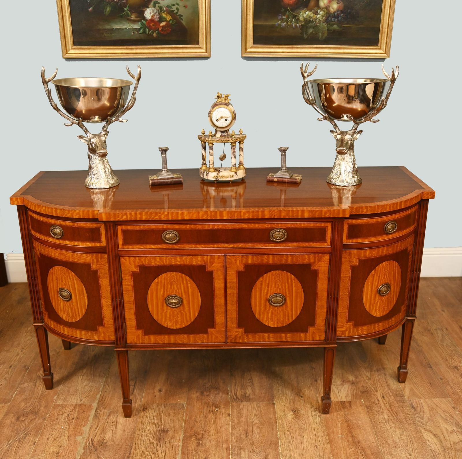 Sheraton Sideboard Mahogany Server Period Edwardian Buffet 1910 photo for sale