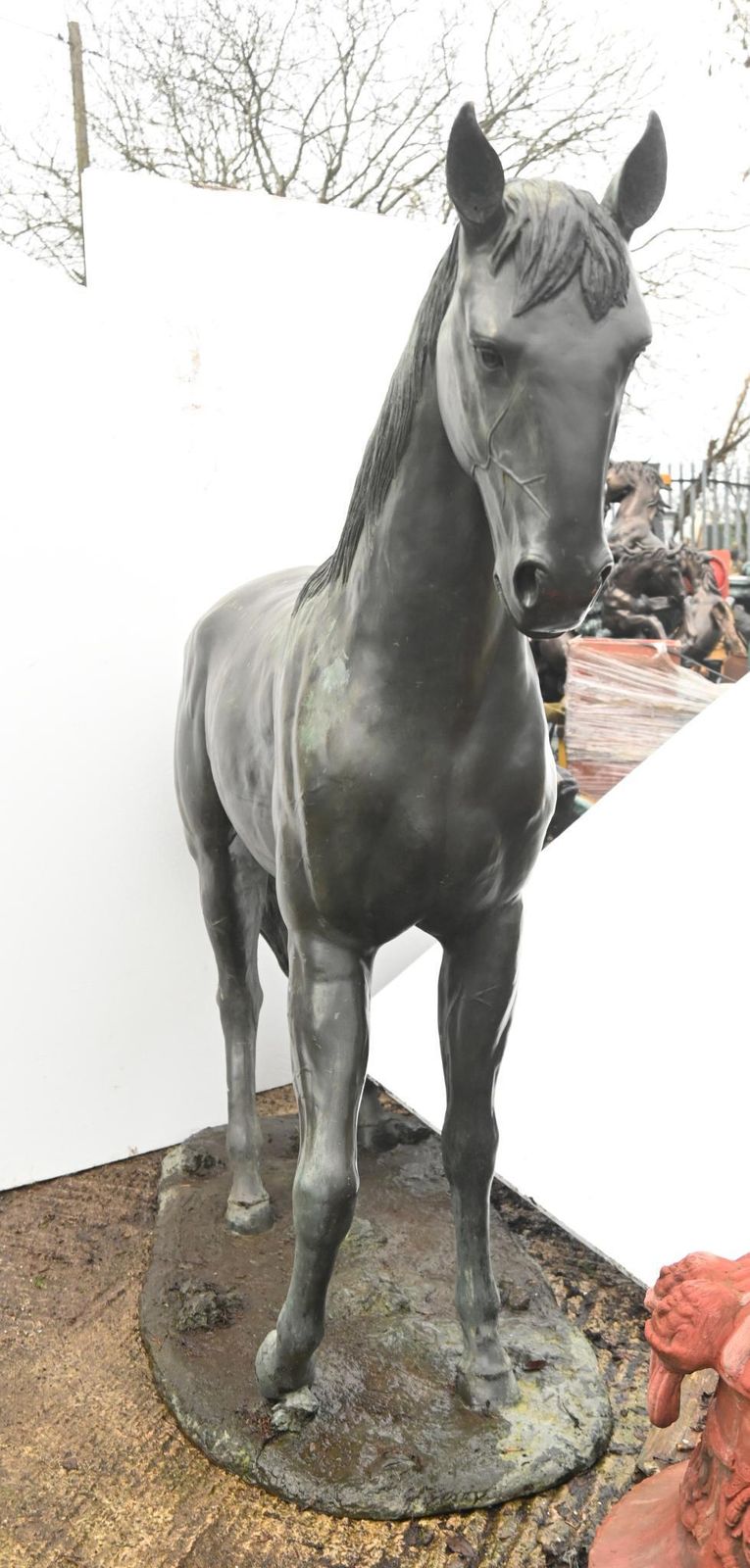 Lifesize Bronze Horse Statue Garden Equestrian Sculpture photo buy