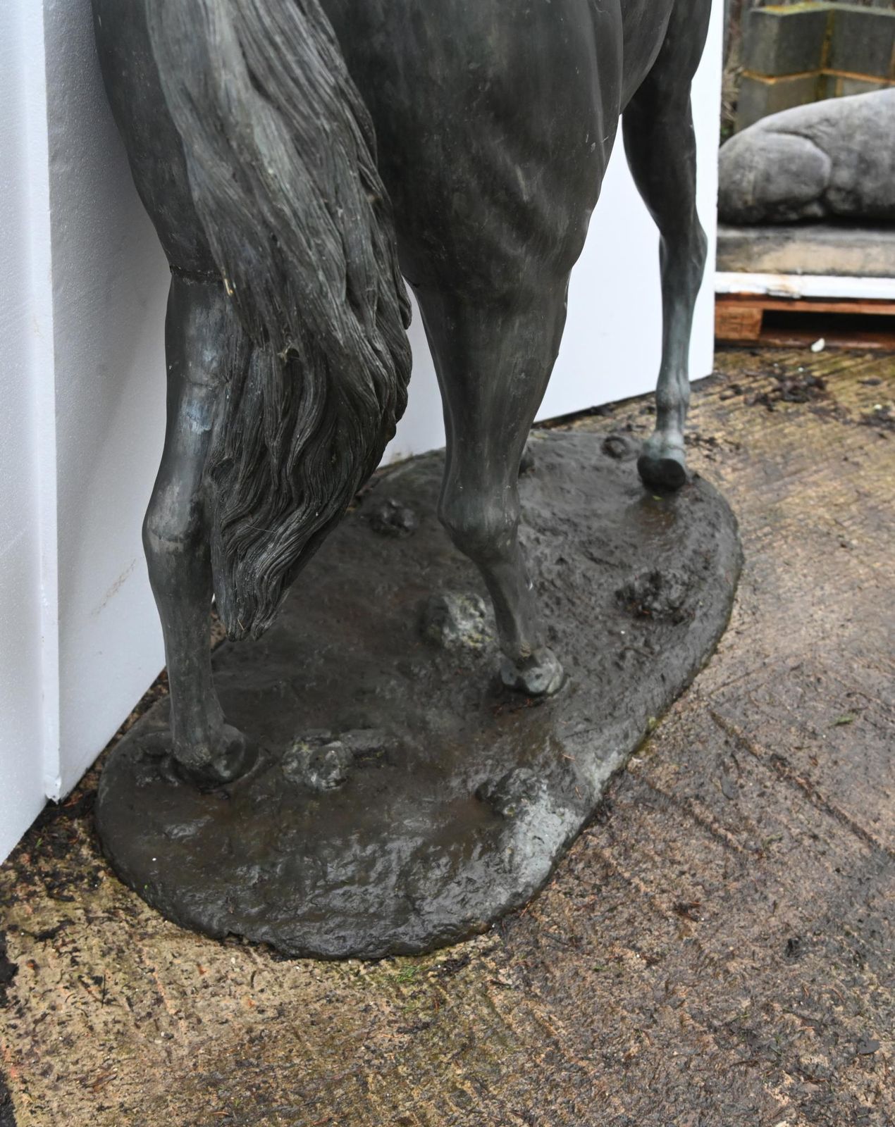 photo furniture Lifesize Bronze Horse Statue Garden Equestrian Sculpture