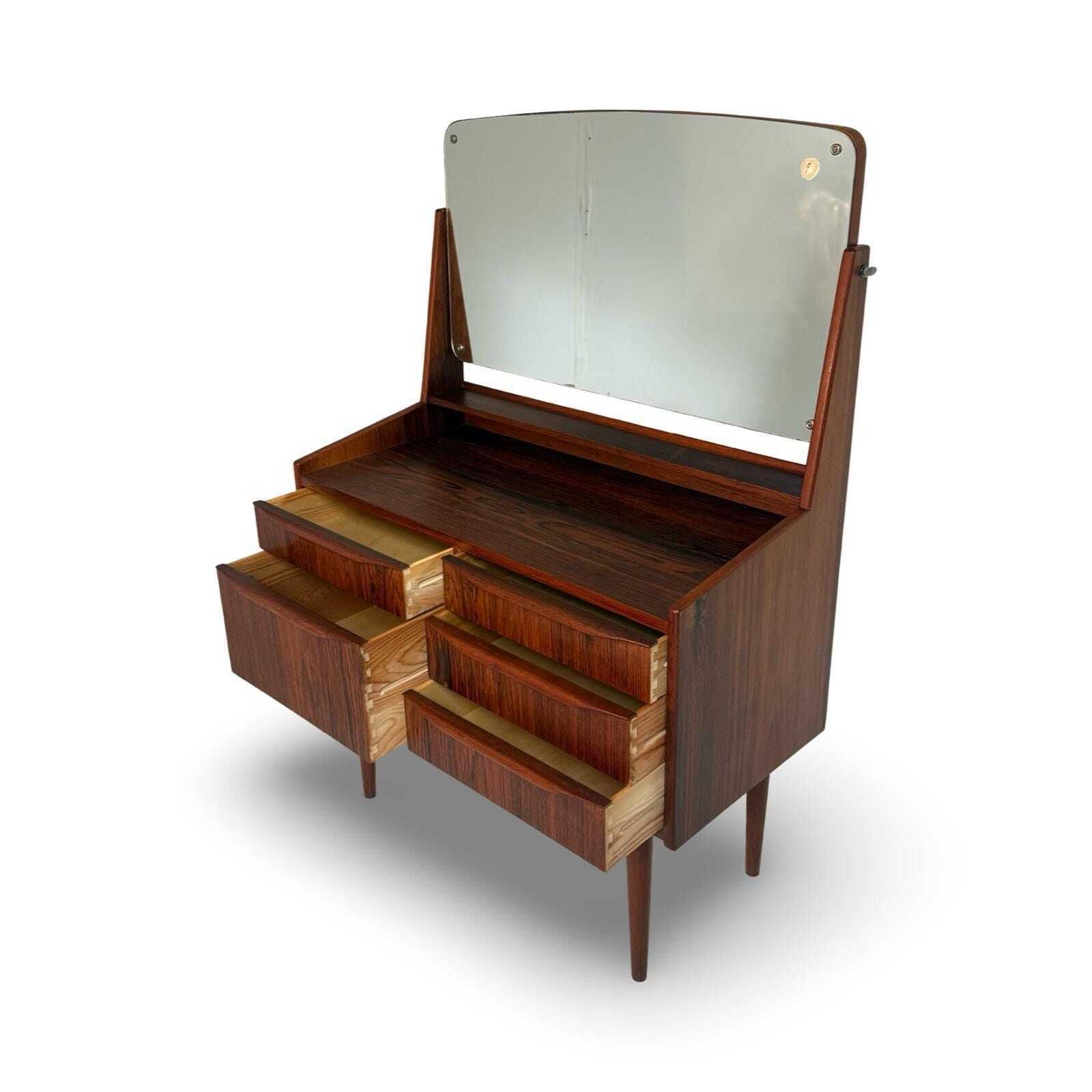 Approx. 1960's   Walnut Veneer   Vanity / Make Up Stand   Tibergaard   Danish Design (Marked) photo Furniture
