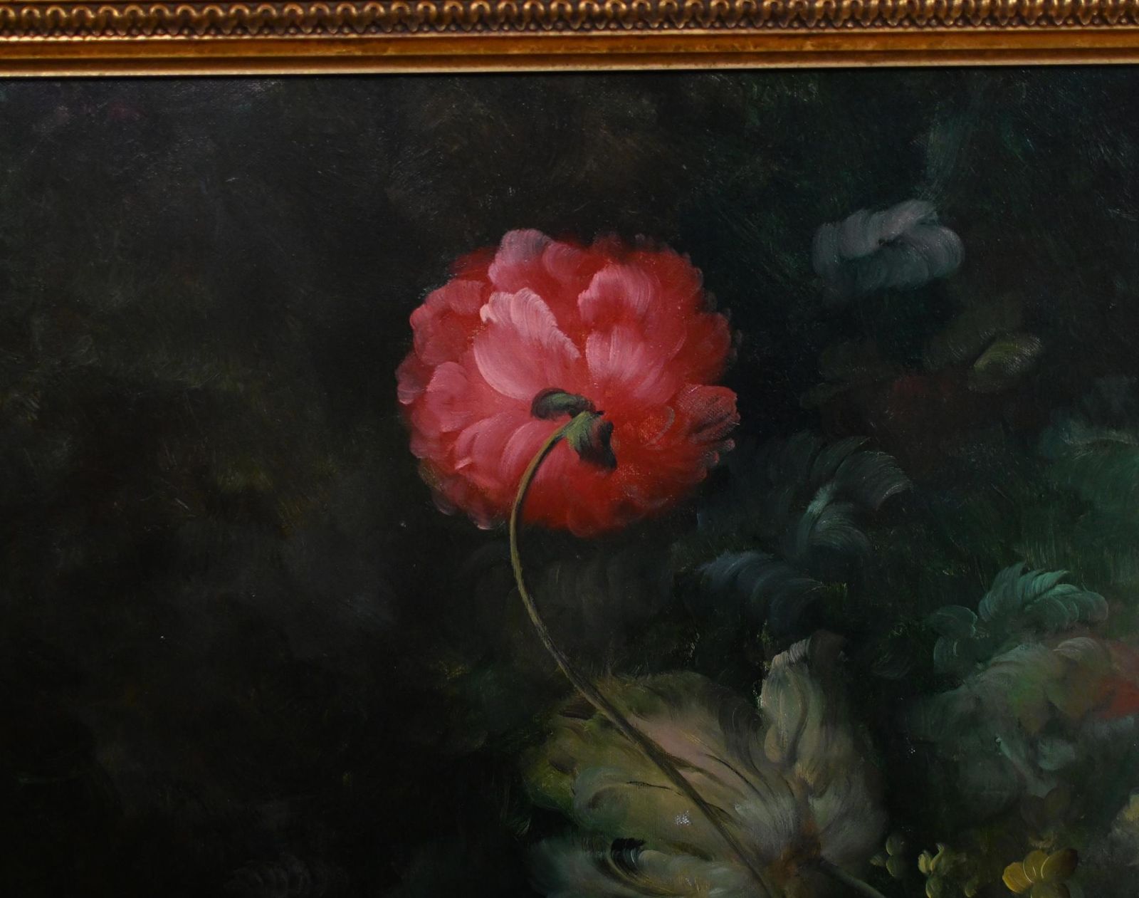 Xl Victorian Floral Still Life Oil Painting 6ft 197 Cm photo 2650.0