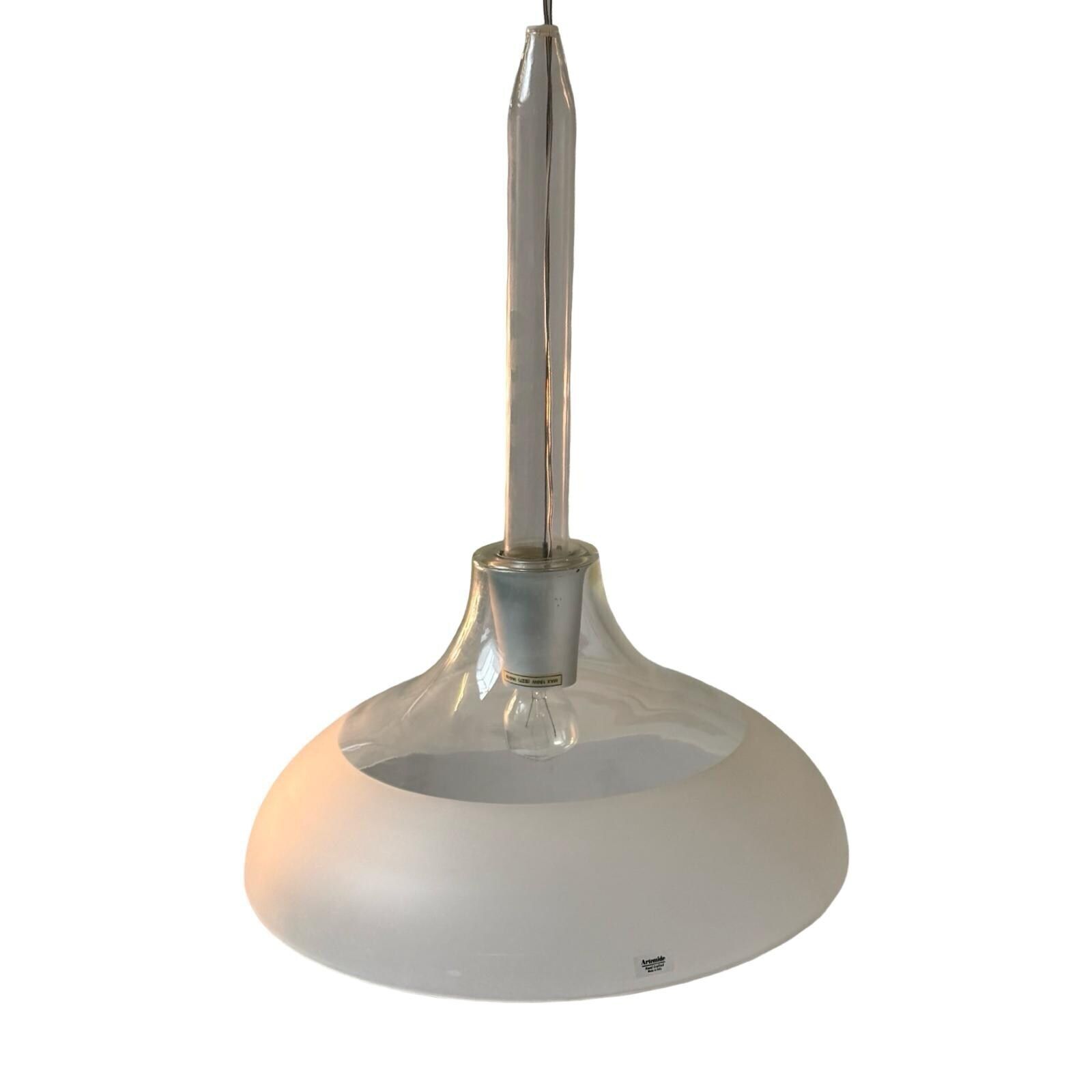 Michele De Lucchi   Artemide   Pendant Lamp Model 'Aleppo'   42øcm   Fully Original, Marked And Extremely Rare!   Glass photo 1022.0