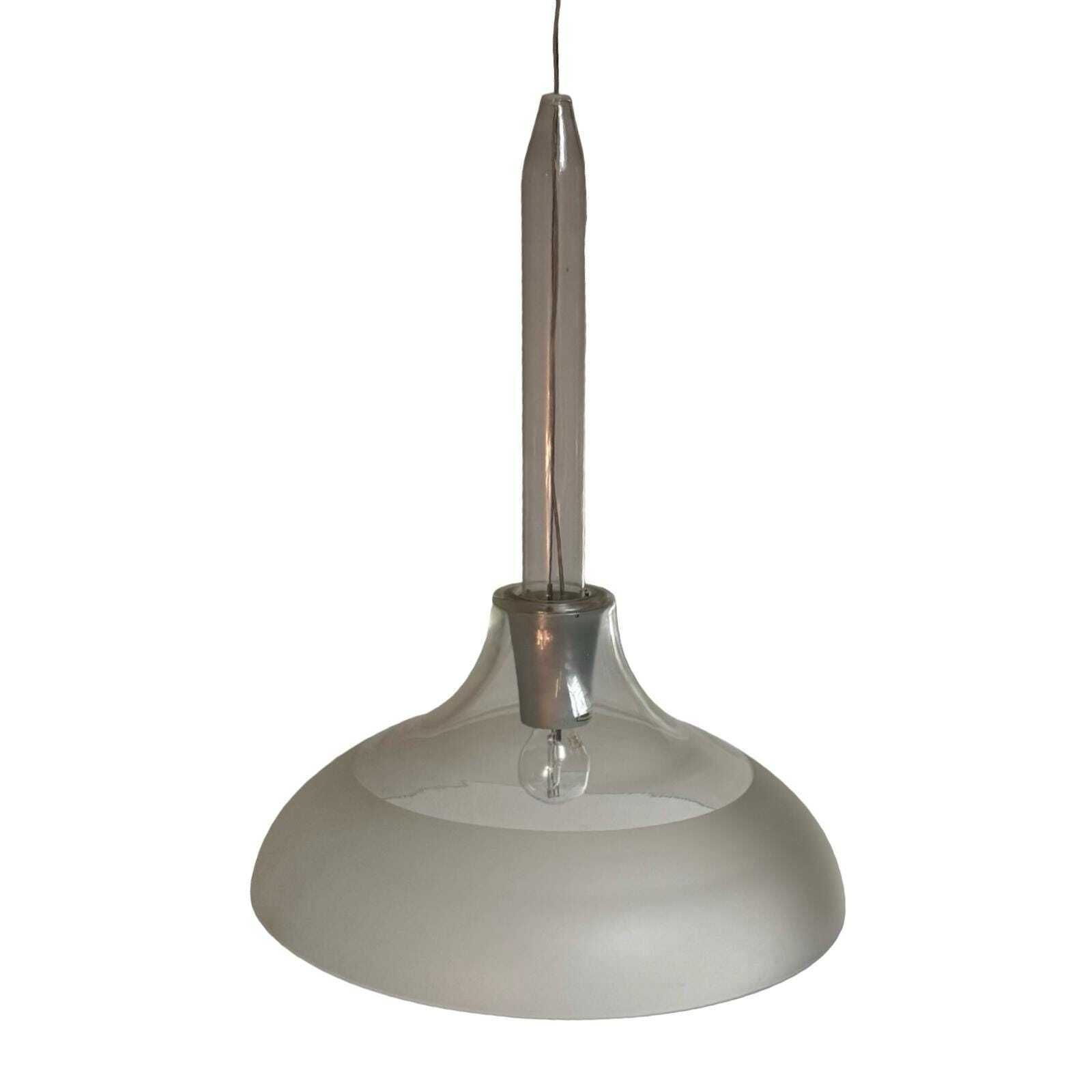 Michele De Lucchi   Artemide   Pendant Lamp Model 'Aleppo'   42øcm   Fully Original, Marked And Extremely Rare!   Glass photo vintage