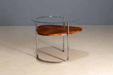 Tweelaags Bijzettafel, Bauhaus Stijl, Jaren 1930–1940 photo for sale