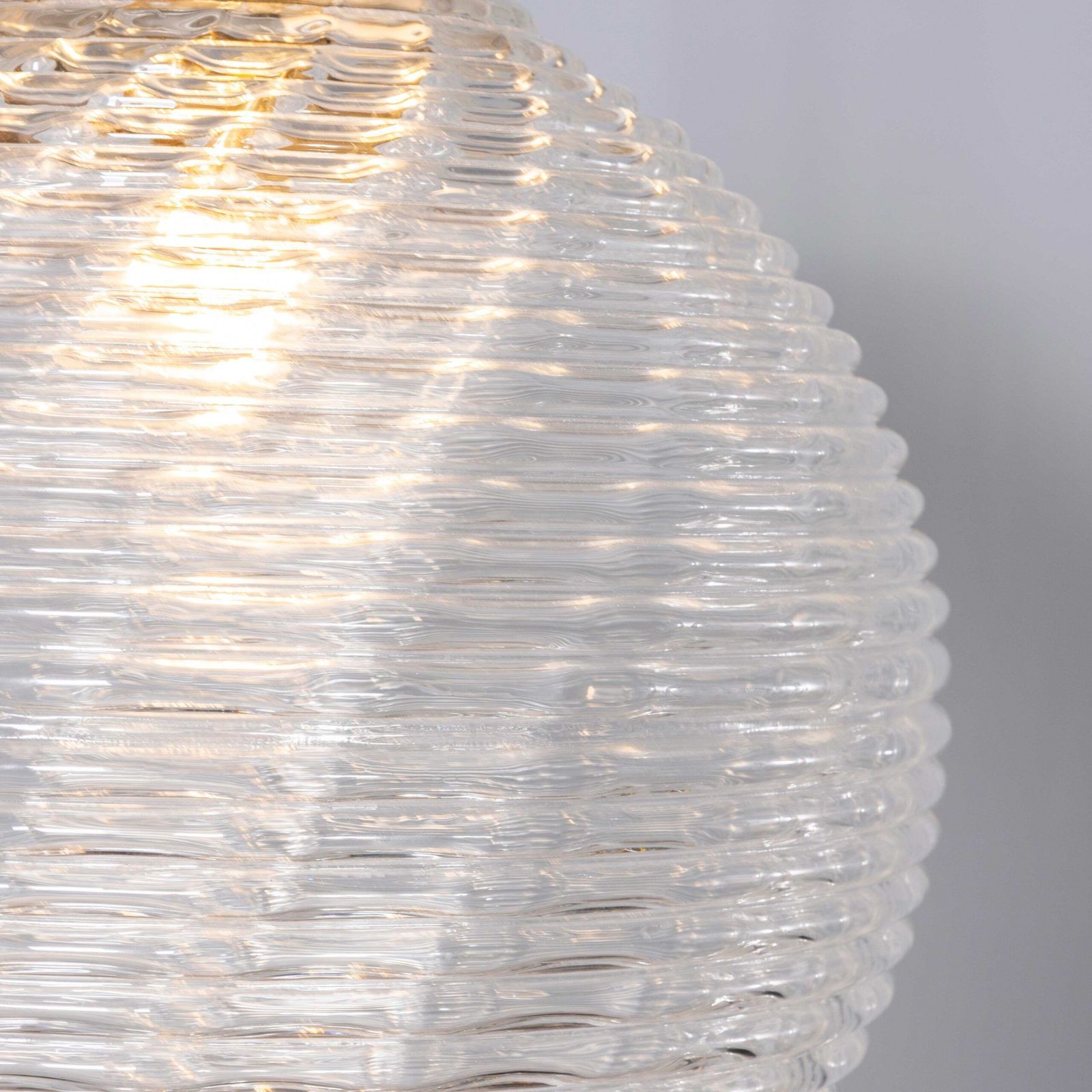 1950’s Original Large Crystal Wave Pendant Globe Lamps – 40cm photo buy