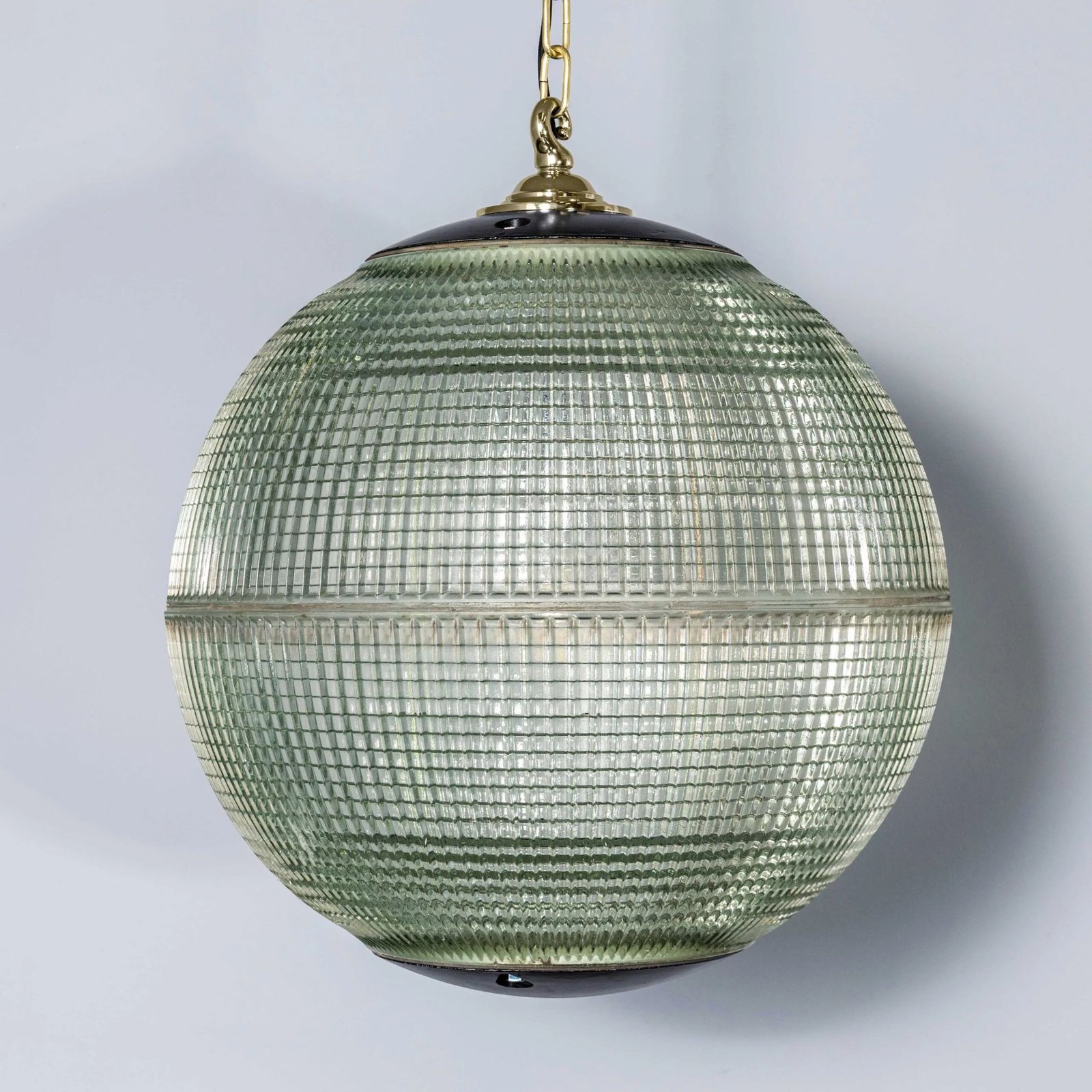 1960’s Original Holophane Parisian Glass Globe Lamps – Extra Large 20 Inch photo 1194.0