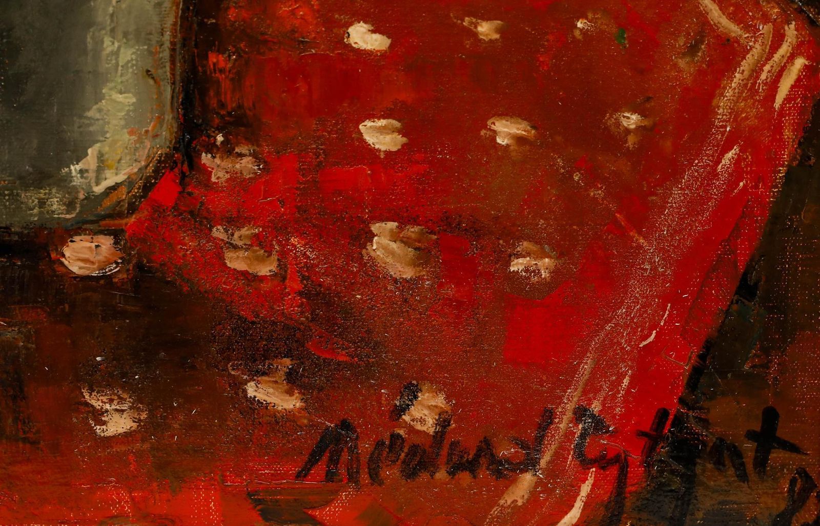 Médard Tytgat (1871 1948) 1987 Oil, A Vibrant Bloom photo vinterior