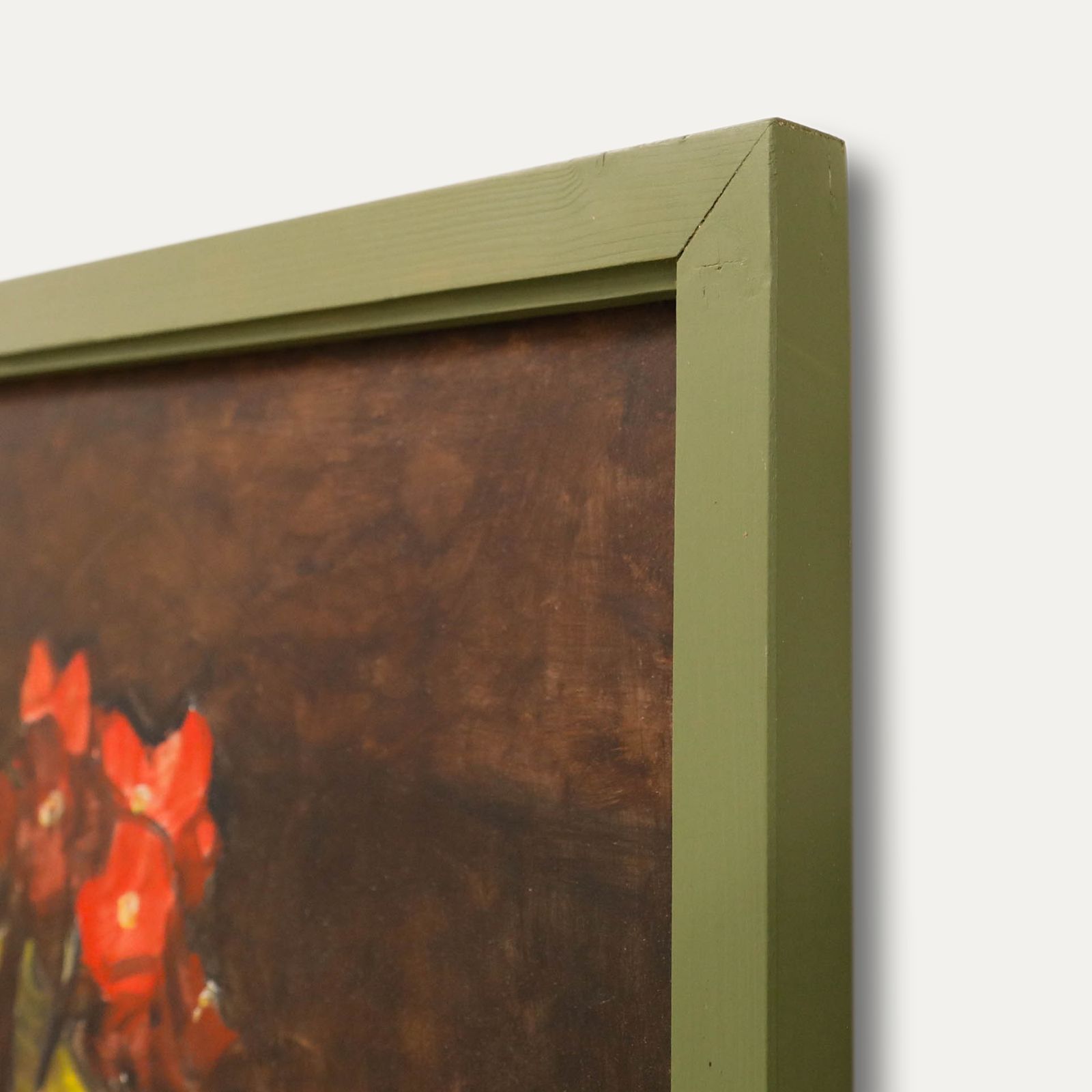 Günter Dührkop (1925 2002) Framed Oil, Still Life Of Potted Plants photo vinterior