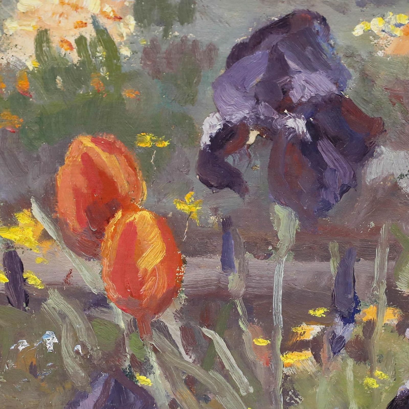 Leslie Charles Boyce (1892 1989) Mid 20th Century Oil, Garden Flowers photo 145.0
