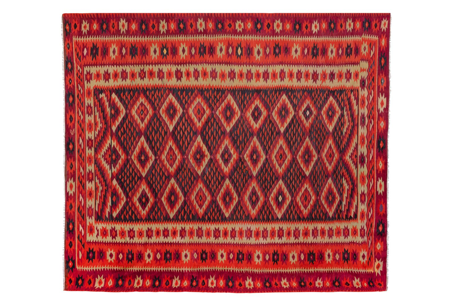 Turkish Sarköy Kilim Rug   9'9'' X 11'5'' photo furniture