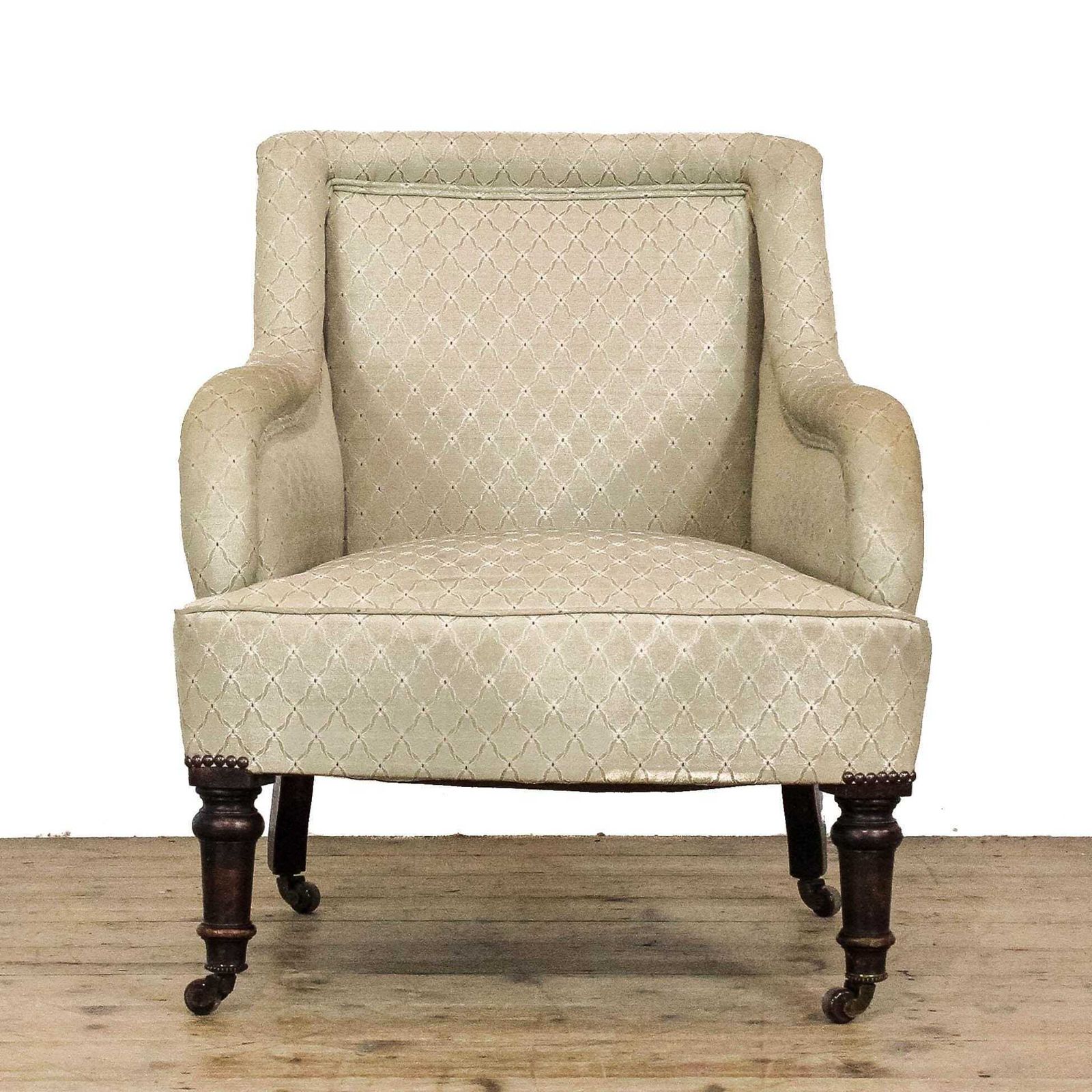Antique Upholstered Armchair | Antique Armchair | Antique Seating | Victorian Antiques | Victorian Armchair (M 6775a) photo furniture