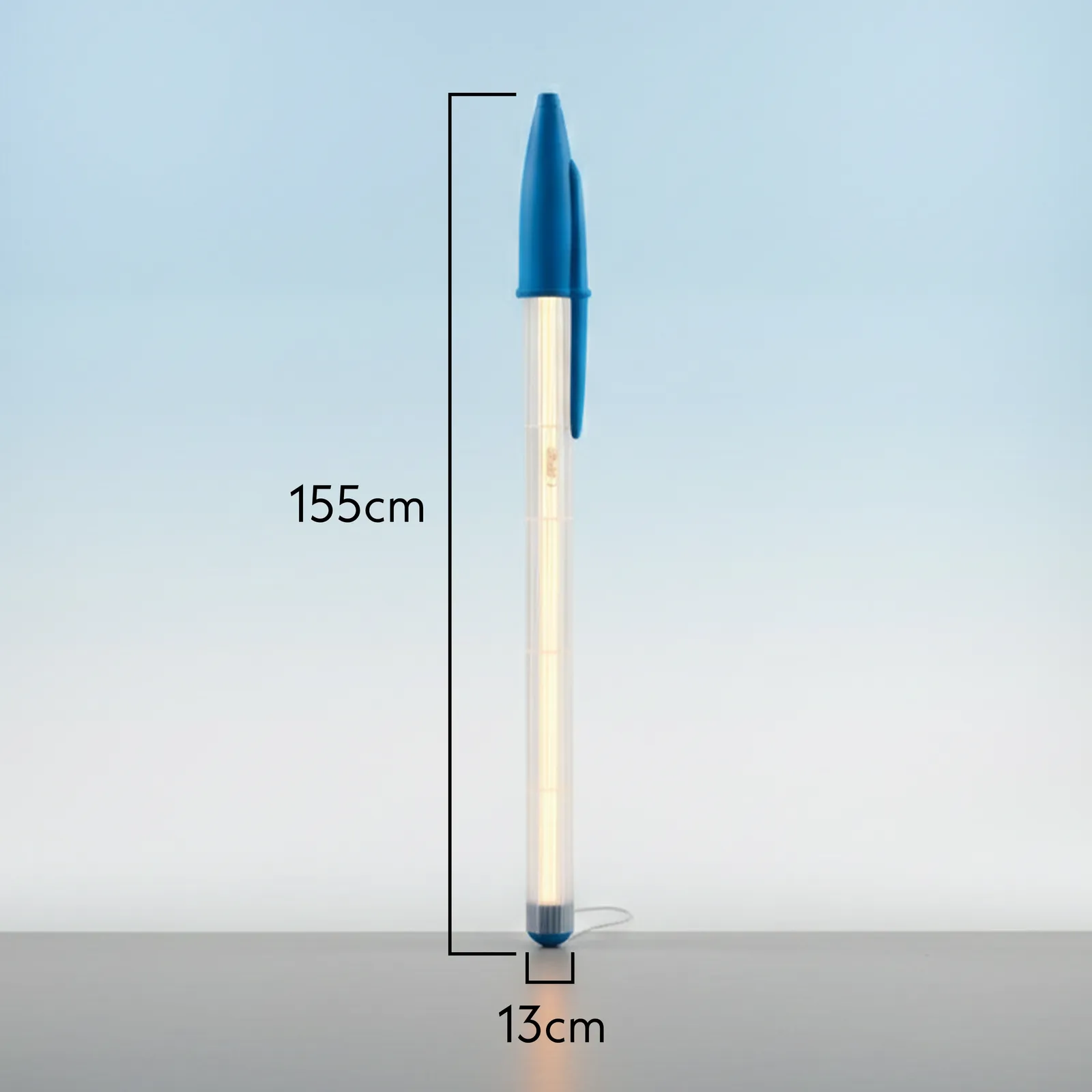 Giant Pen Wall Light – 155cm Statement Lamp With Remote Dimmer photo Lighting