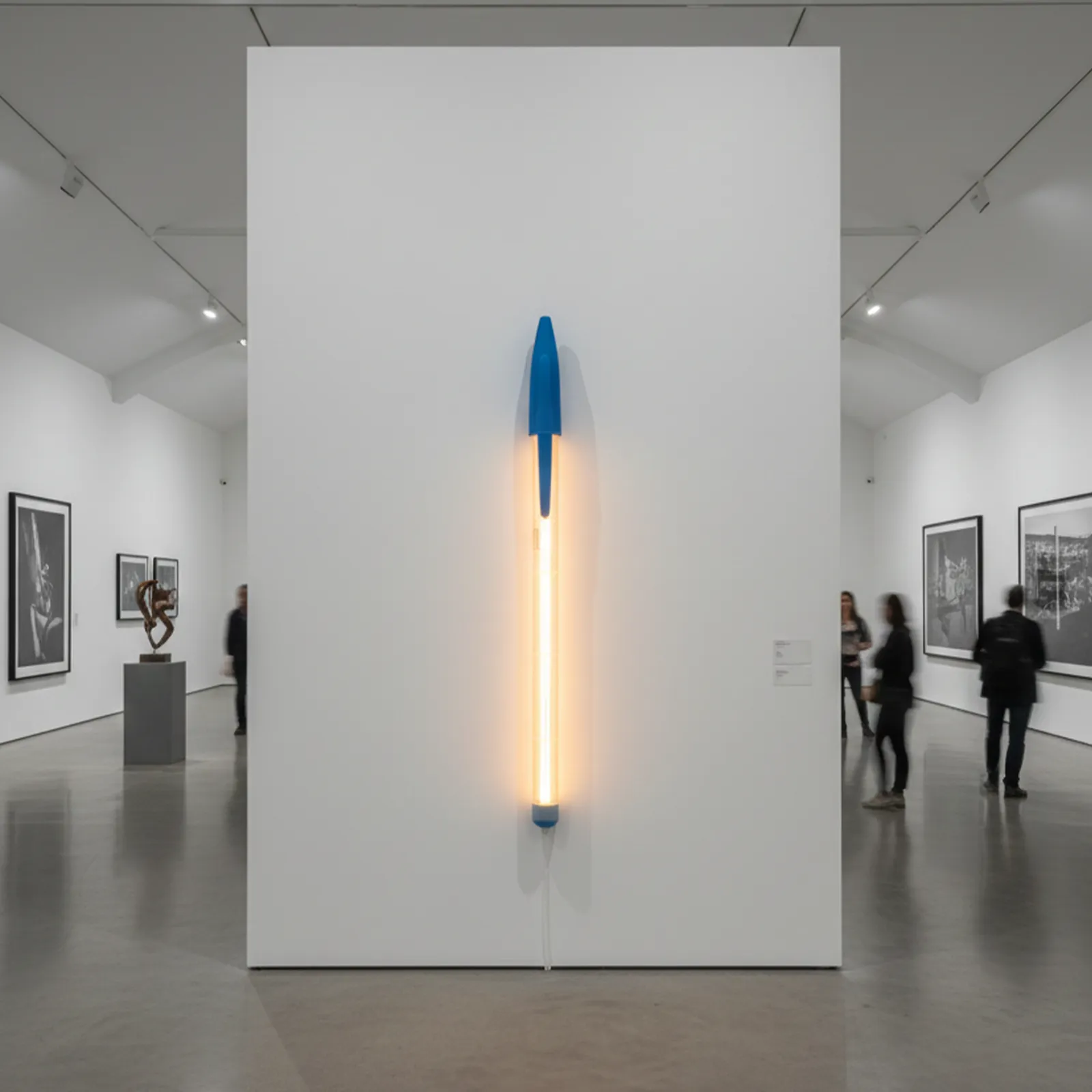 Giant Pen Wall Light – 155cm Statement Lamp With Remote Dimmer