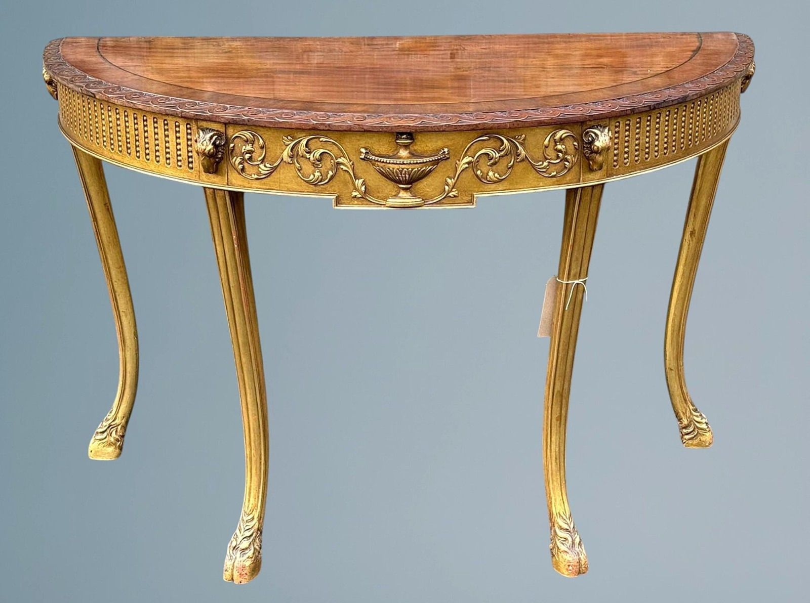 A Mahogany And Gilt Decorated Console Table In The Adams Style photo furniture