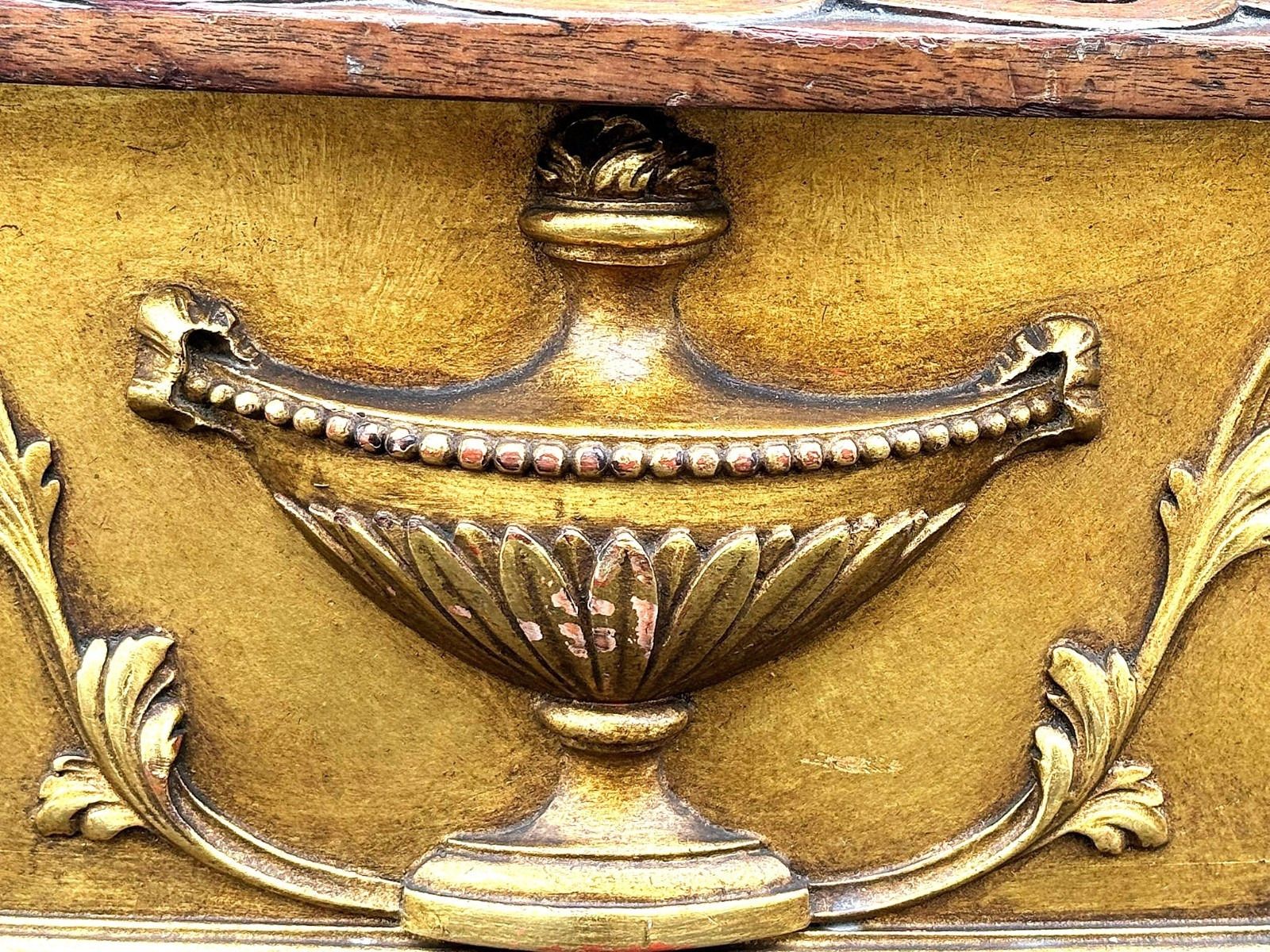 photo for sale A Mahogany And Gilt Decorated Console Table In The Adams Style