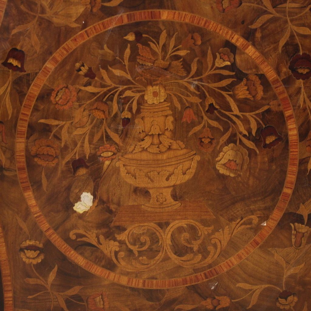 7800.0 20th Century Dutch Inlaid Trumeau photo