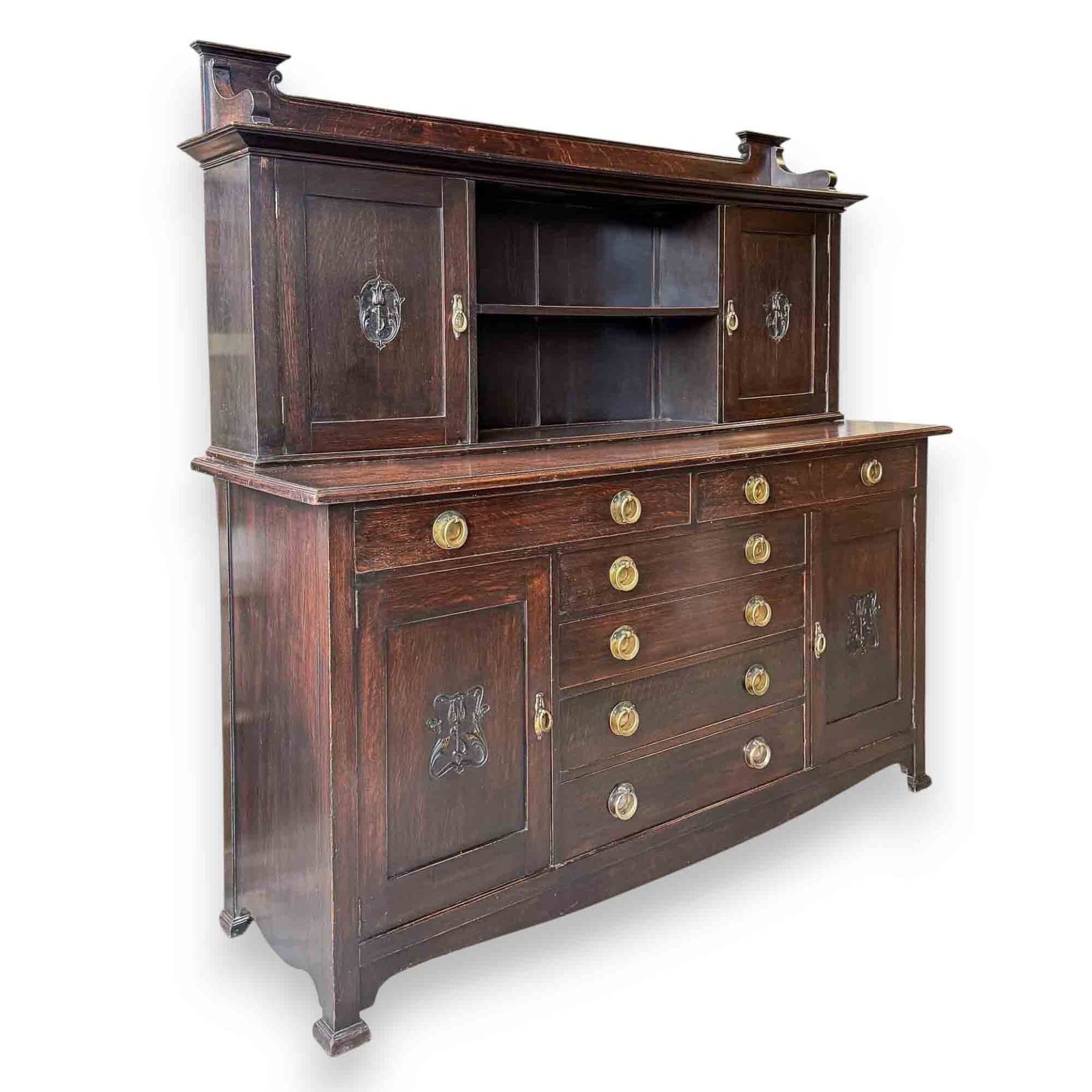 Arts And Crafts Oak Dresser, 1800s