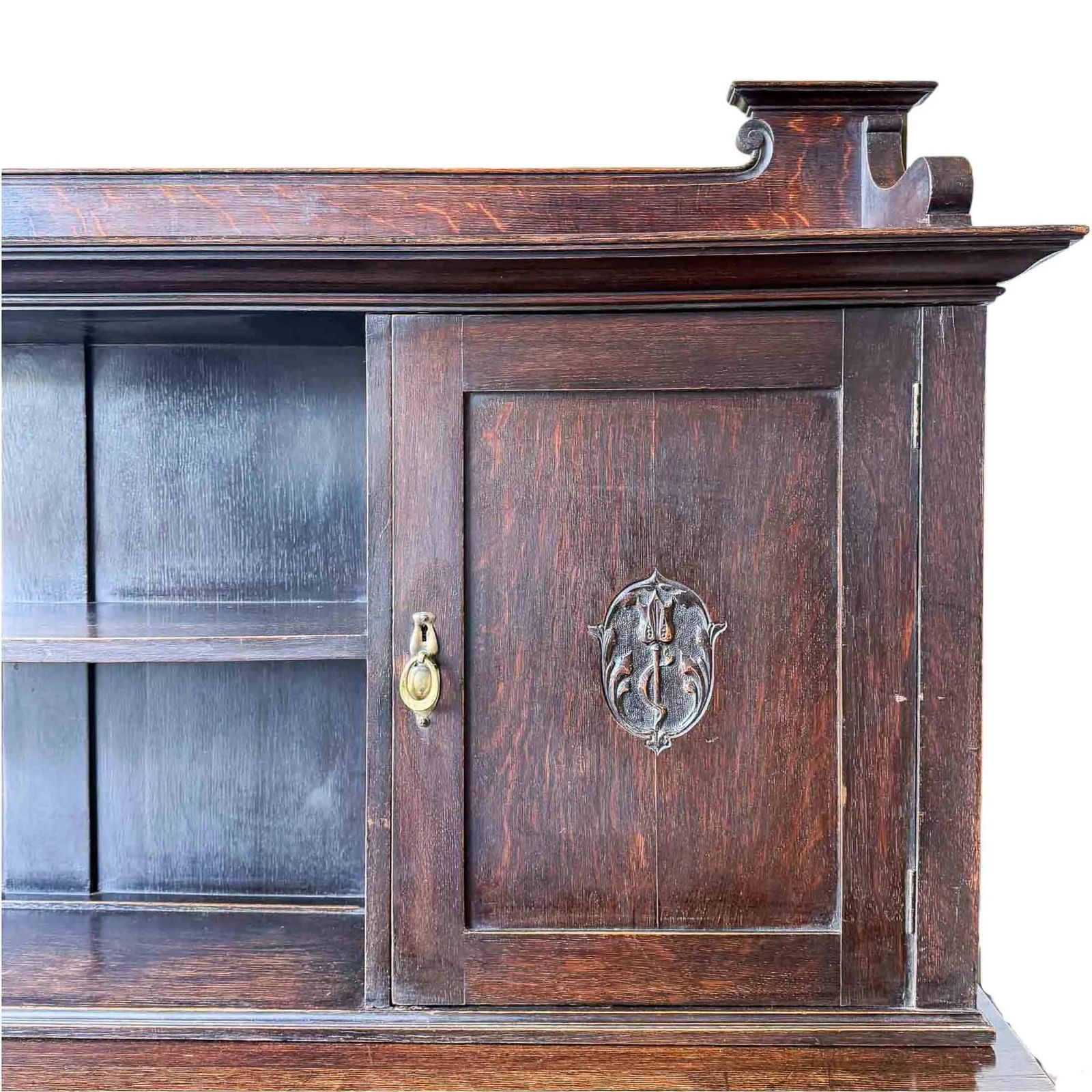 Arts And Crafts Oak Dresser, 1800s photo for sale