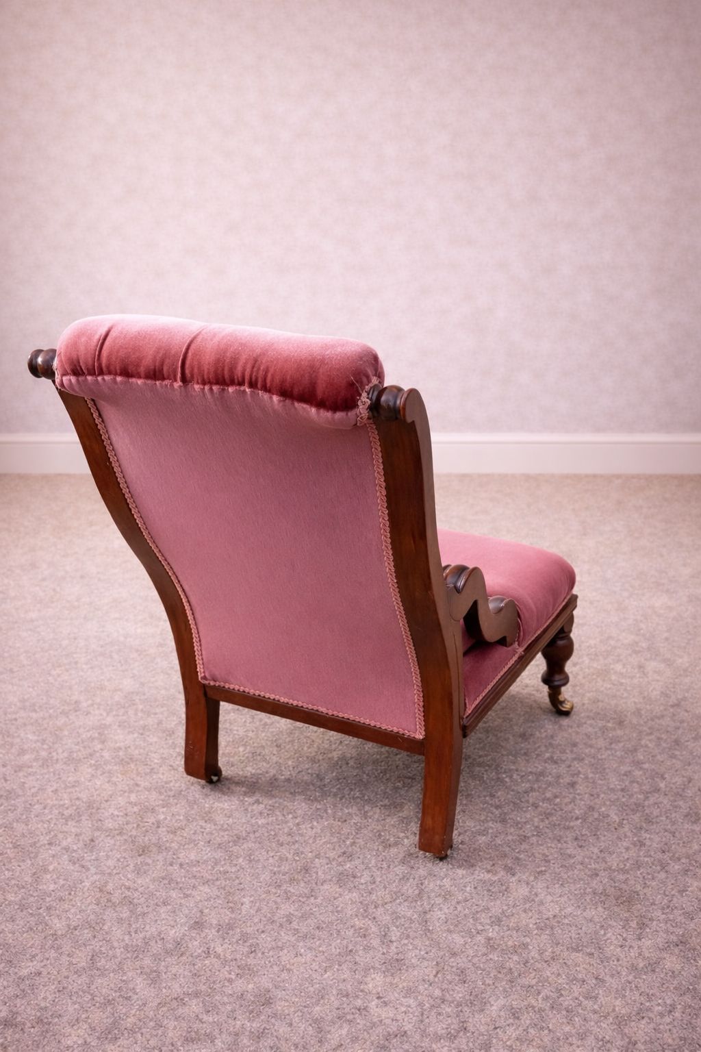 Antique Victorian Mahogany Armchair photo for sale