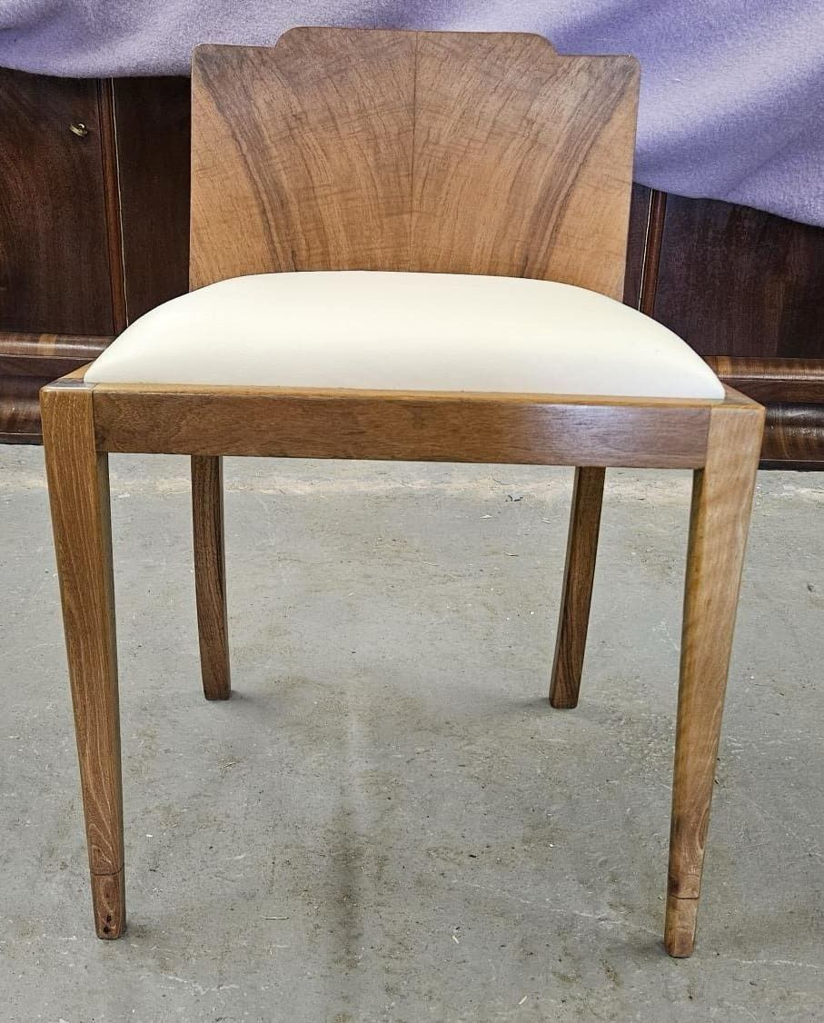 Art Deco Bedroom Chair Newly Upholstered photo for sale
