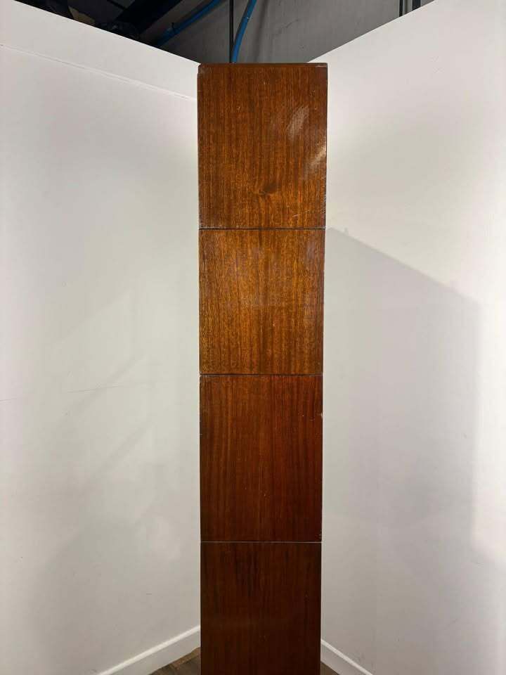 photo for sale Minty Oxford Mid Century Library Oak Glazed Six Tier Bookcase