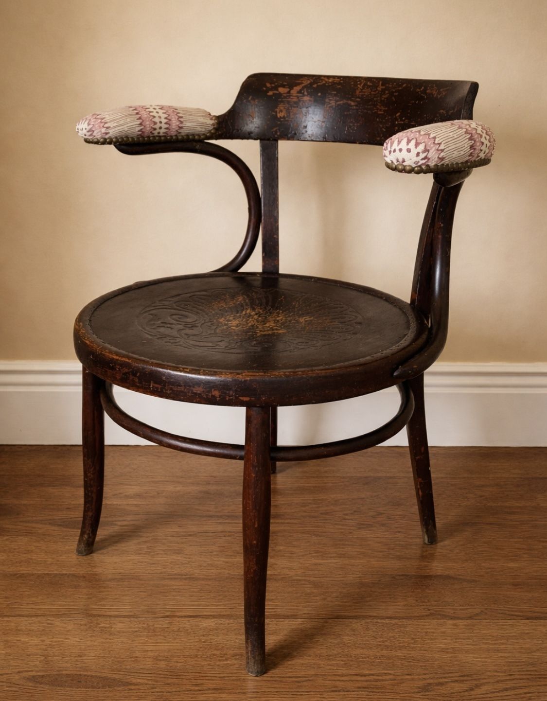 Viennese Bentwood Armchair, Art Nouveau C.1900