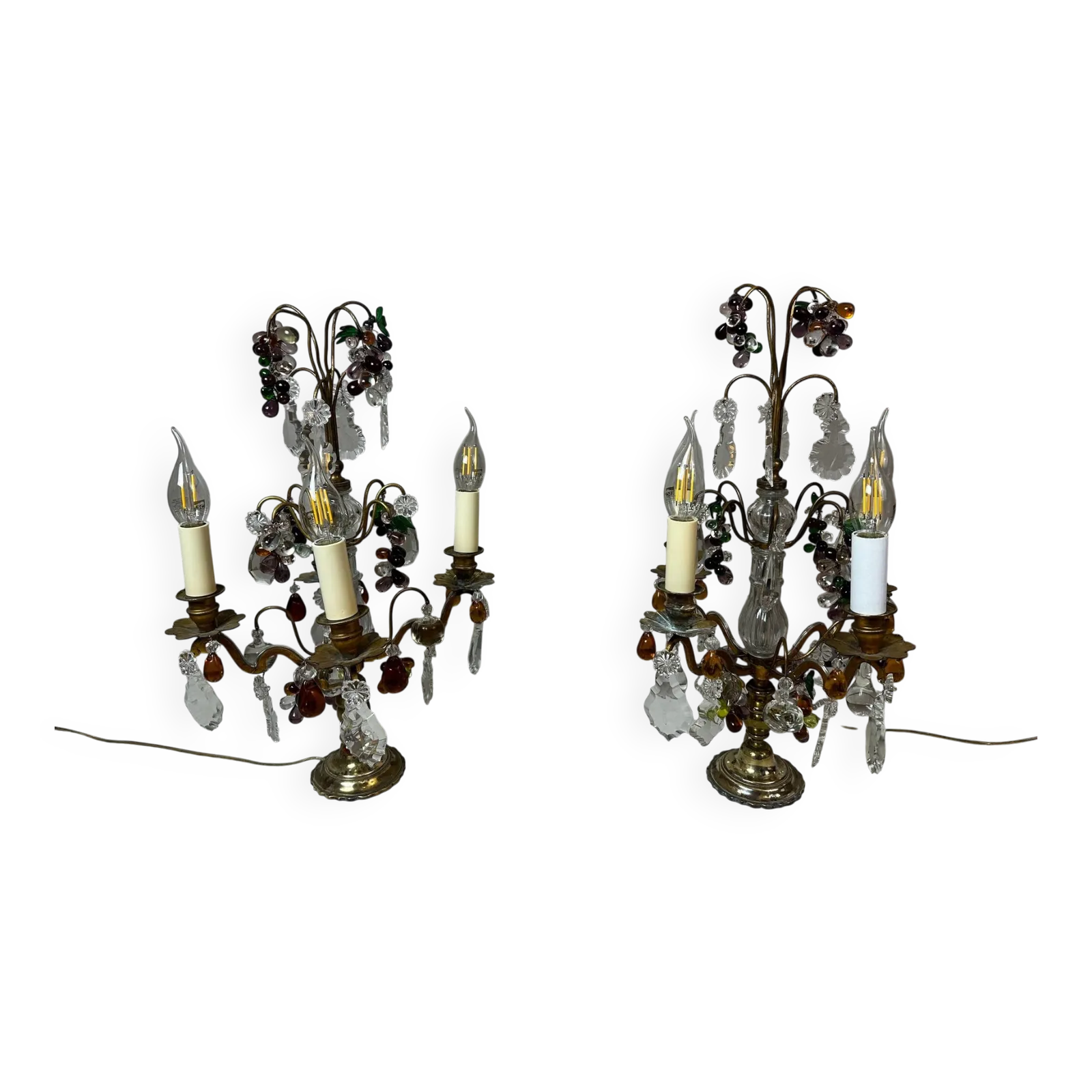 Page 1 Of 18 Pair Of 19th Century Girangoles