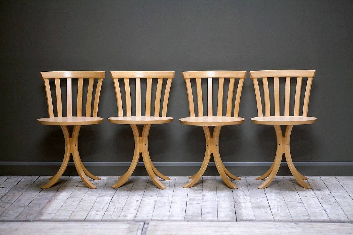 Set Of Four Chairs By Edsbyverken, 1960s photo furniture