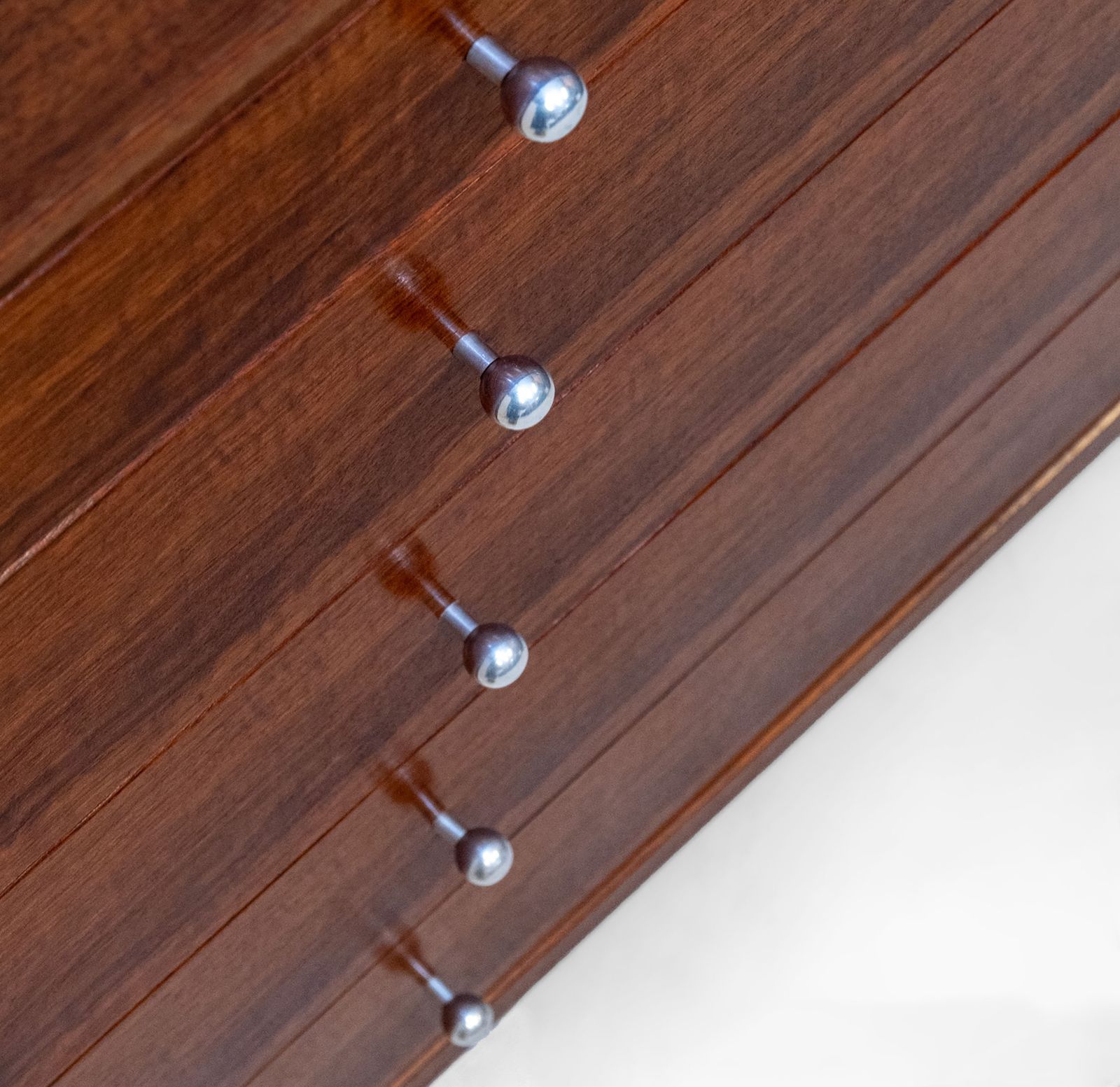 Sleek Gordon Russell Chest Of Drawers In Indian Laurel Mid Century Circa 1960 photo furniture