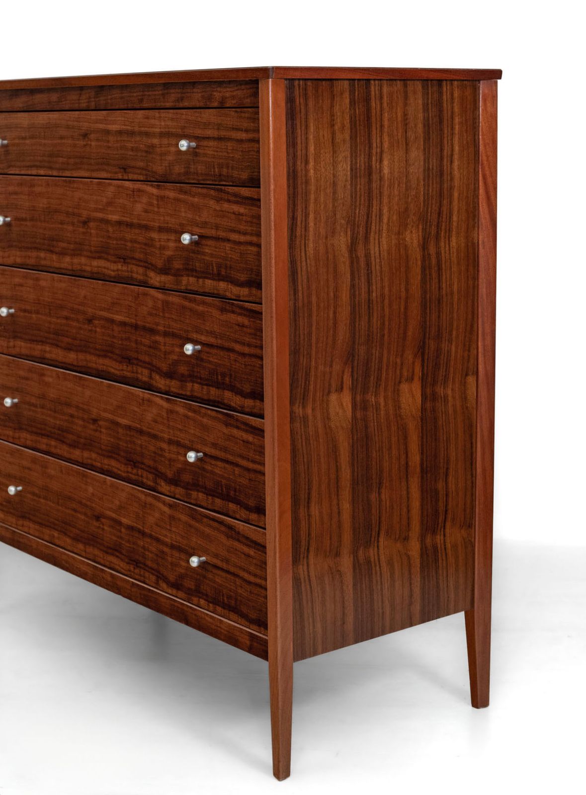 photo furniture Sleek Gordon Russell Chest Of Drawers In Indian Laurel Mid Century Circa 1960