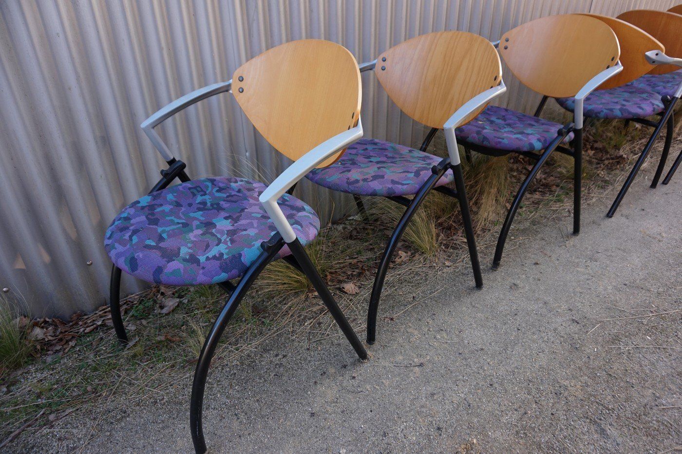 Dutch Vepa Alpine Stackable Armchairs, 1980s, Set Of 6 photo Furniture