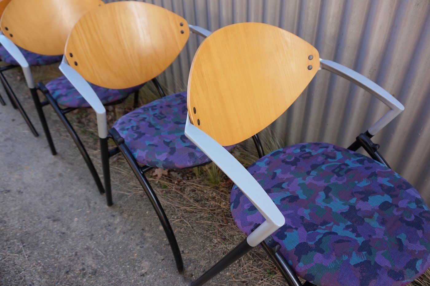 Dutch Vepa Alpine Stackable Armchairs, 1980s, Set Of 6 photo 255.0