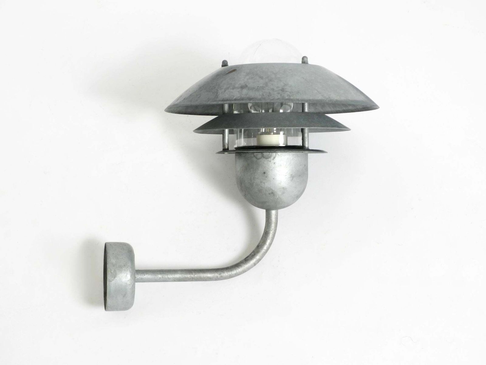1990s Danish Nordlux Outdoor Lamp Made Of Galvanized Steel And Glass Shade photo furniture