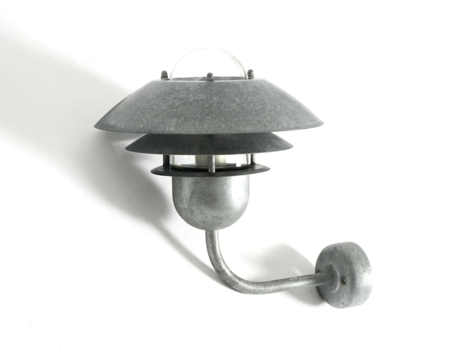 1990s Danish Nordlux Outdoor Lamp Made Of Galvanized Steel And Glass Shade photo Garden Lighting