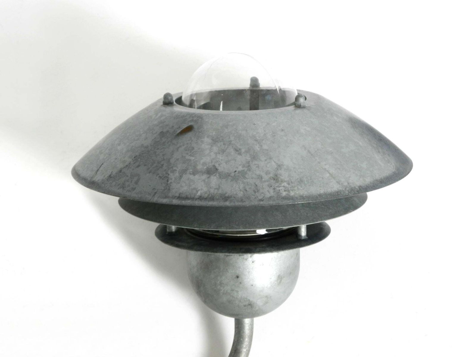 photo buy 1990s Danish Nordlux Outdoor Lamp Made Of Galvanized Steel And Glass Shade