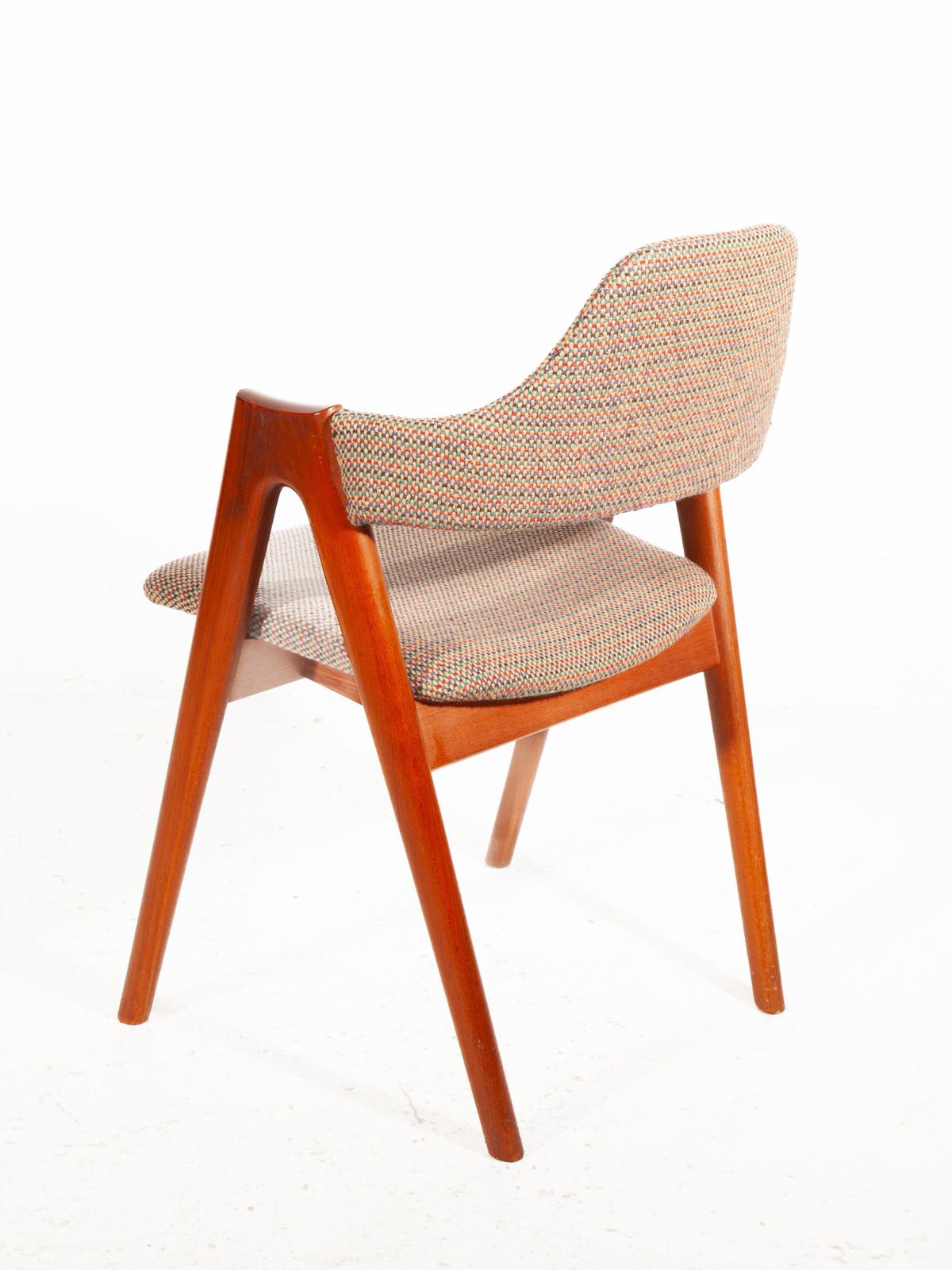 Iconic Scandinavian Set Of Six Teak Dining Chairs By Kai Kristiansen, 1956 photo vinterior