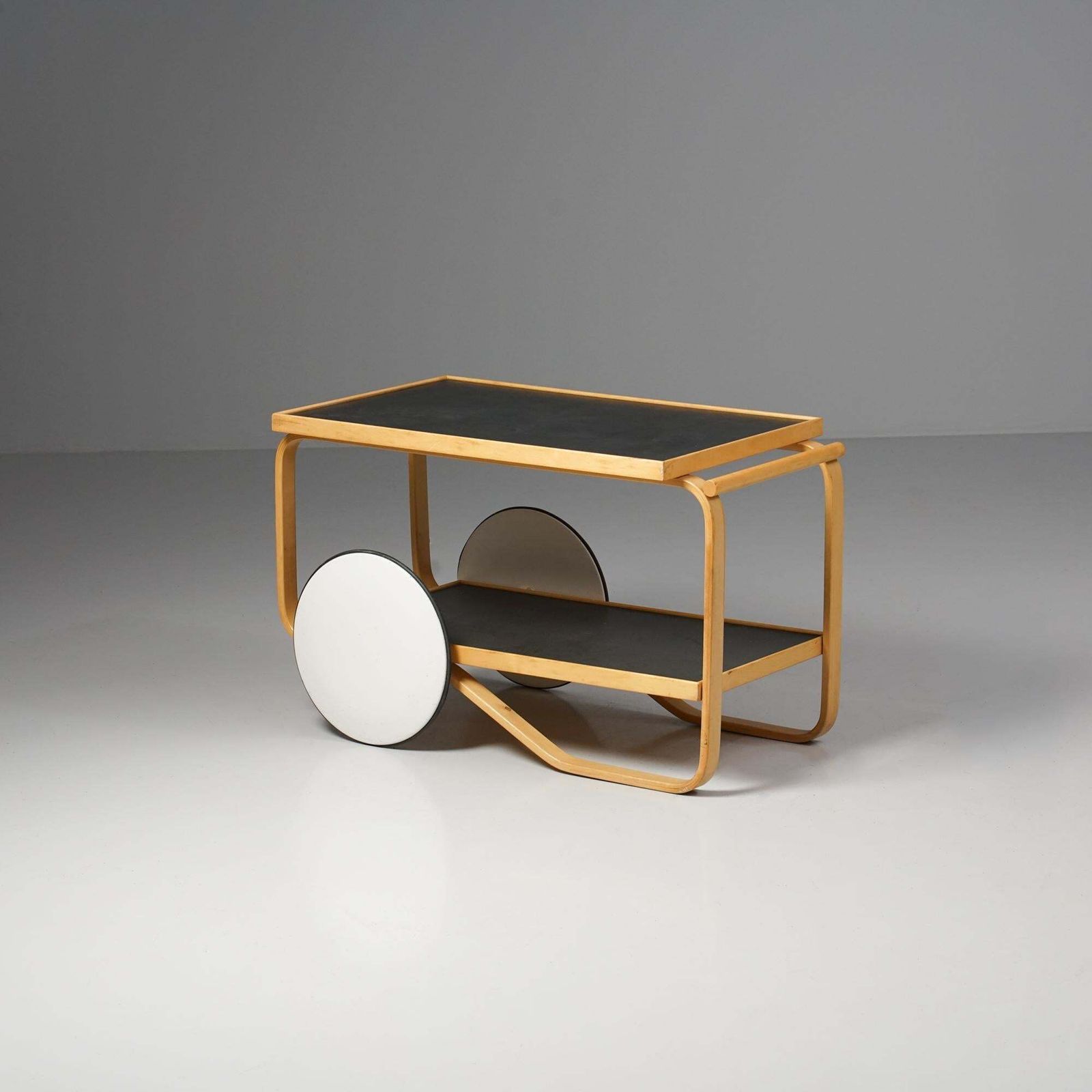 Model 901 Tea Cart, Alvar Aalto, Artek, Mid 20th Century photo furniture