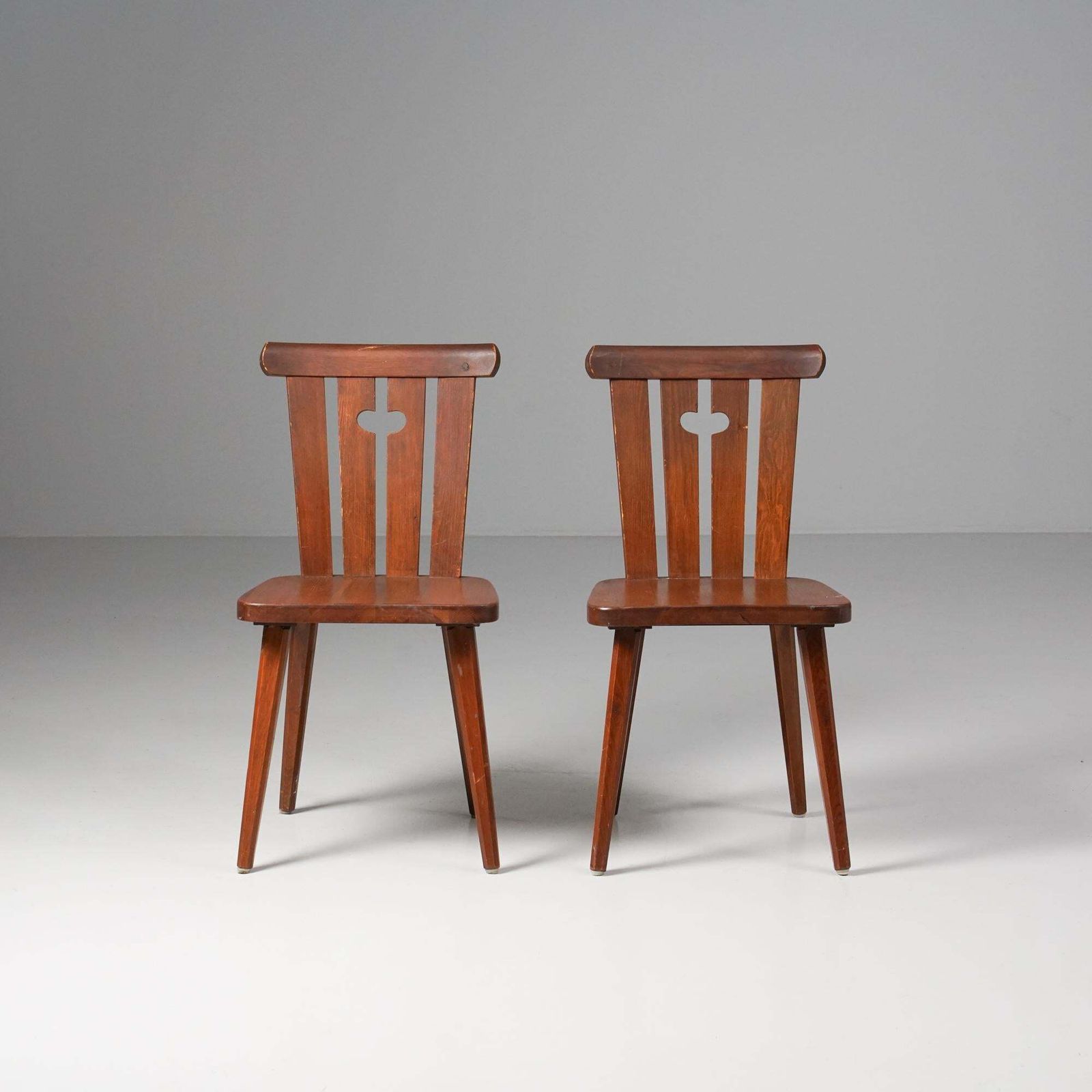 Pair Of Scandinavian Modern Pine Chairs, Göran Malmvall, Sweden, 1970s photo furniture