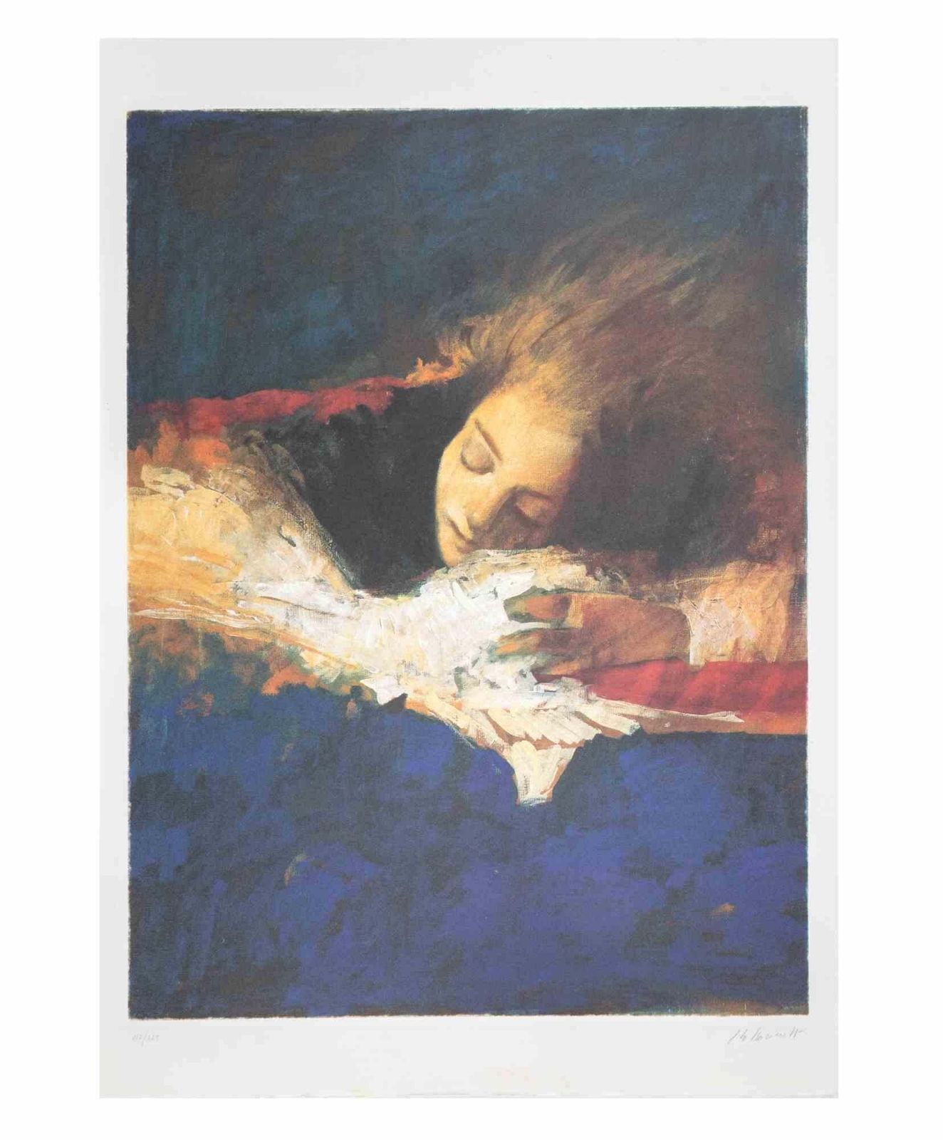 Alessandro Kokocinskinight Dreams   Lithograph By Alessandro Kokocinski   1990s1990s photo furniture