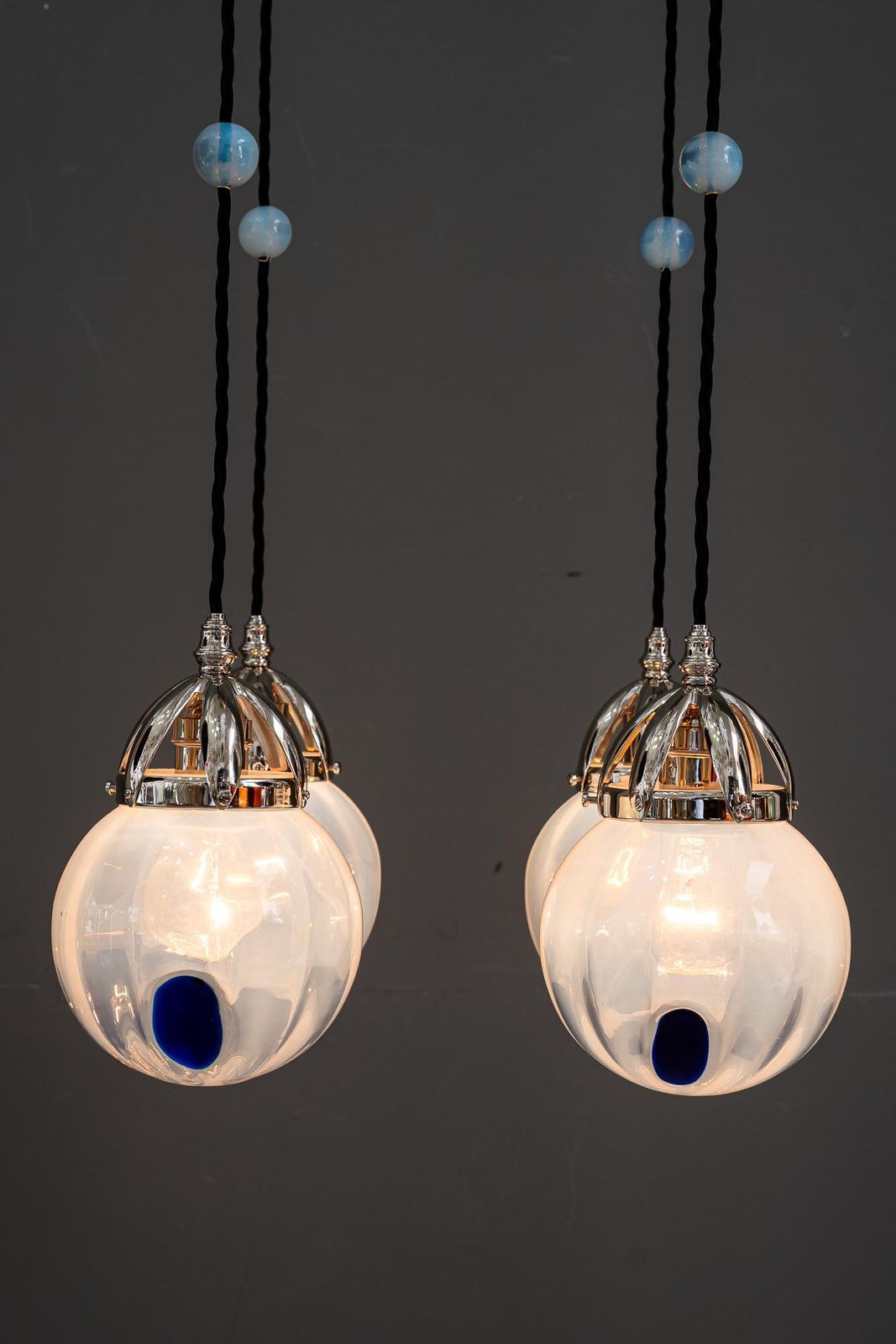 Koloman Moser Attributed To Bakalowits & Sohne "Secession" Chandelier Ca. 1903 photo vintage