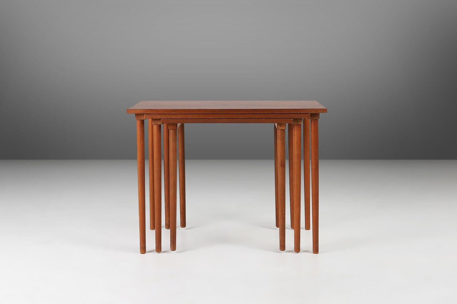 Scandinavian Teak Nesting Tables, Denmark, 1960s, Set Of 3 photo furniture