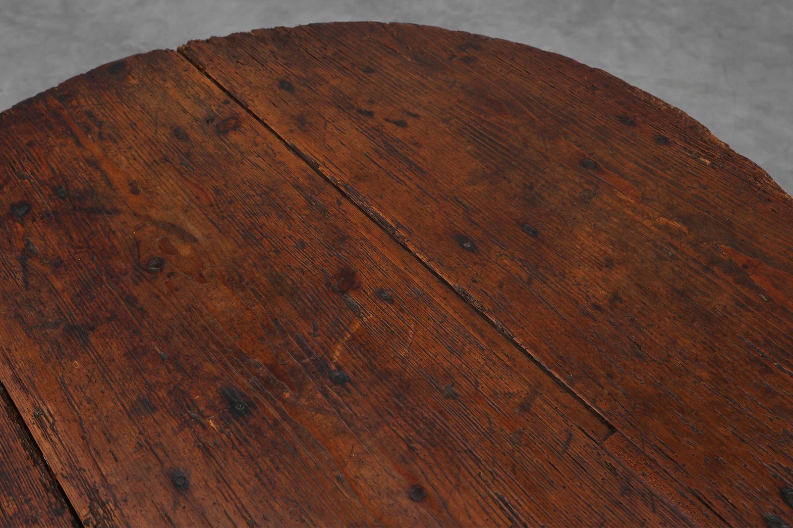 photo for sale Antique Oak Tilt Top Side Table, France, 1800s